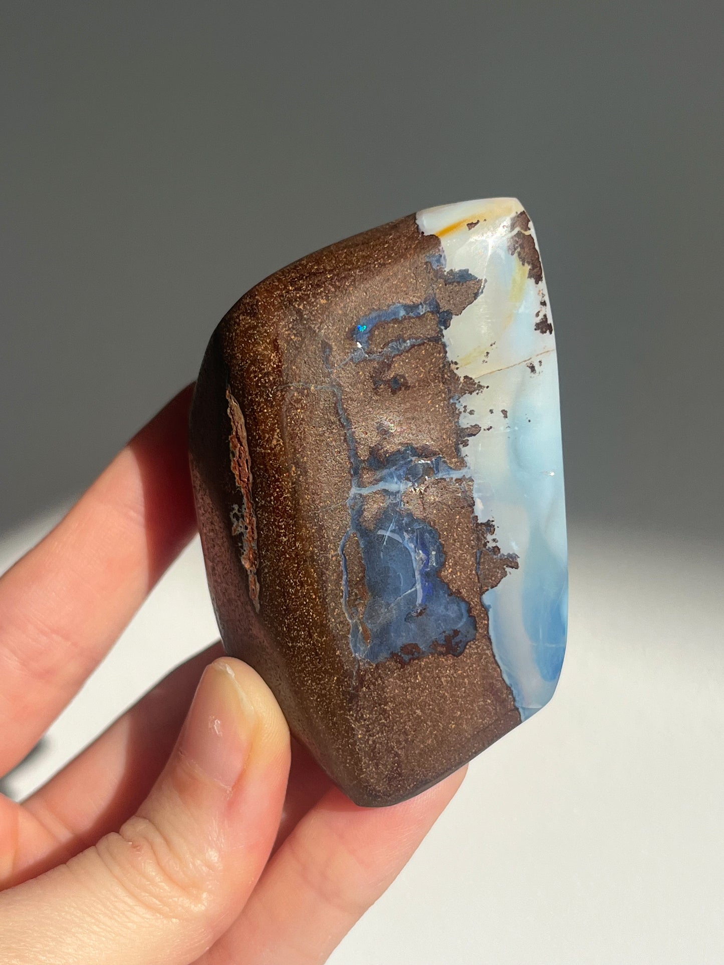 Boulder Opal Polished Freeform #1