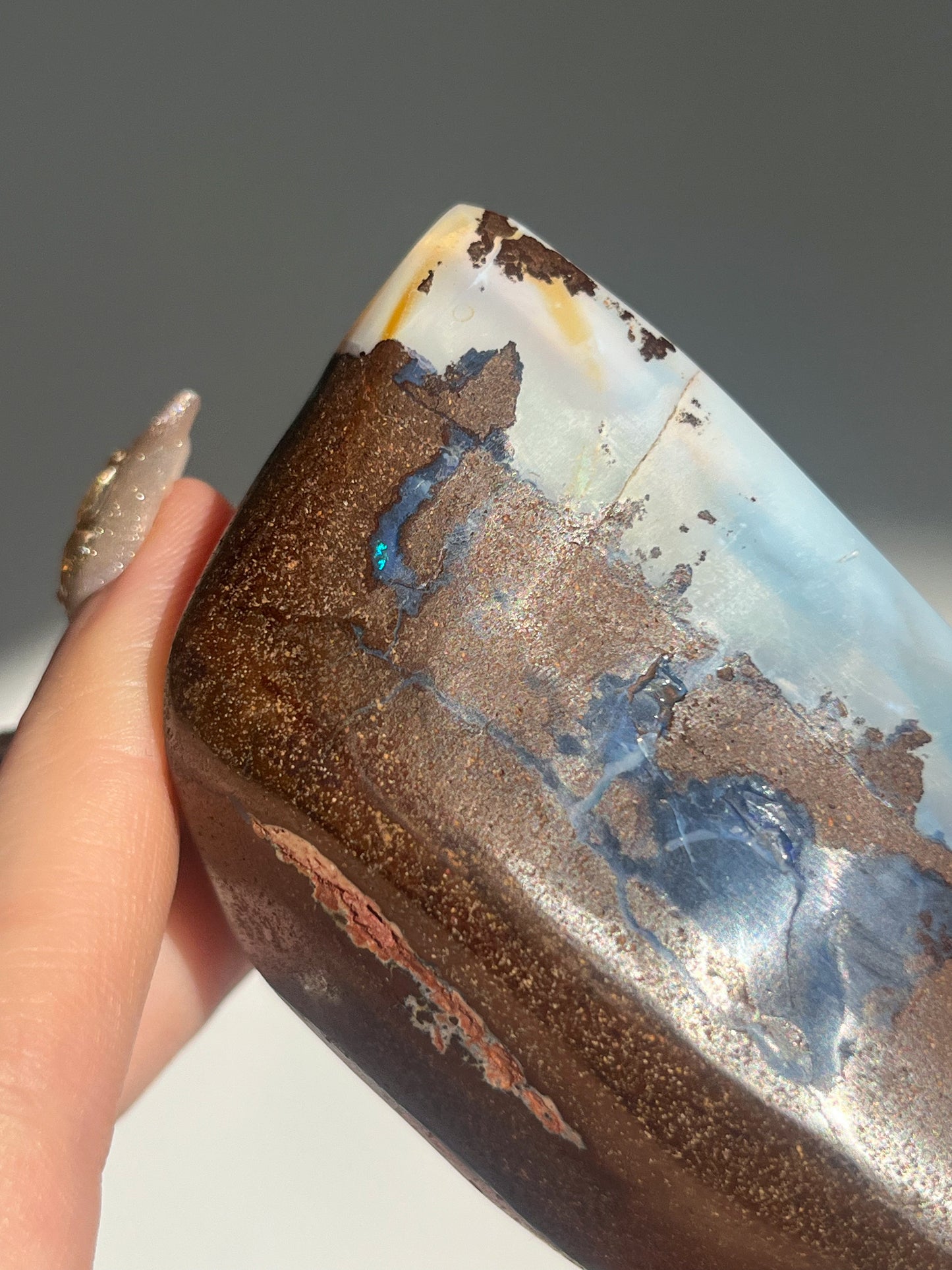 Boulder Opal Polished Freeform #1