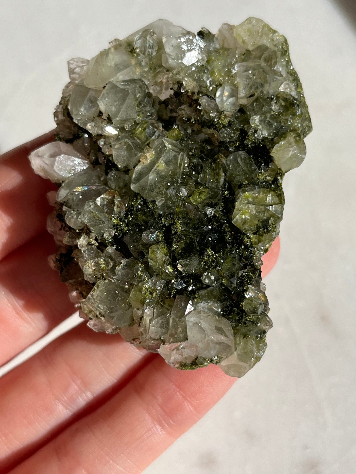 Epidote & Quartz Cluster (You Choose)