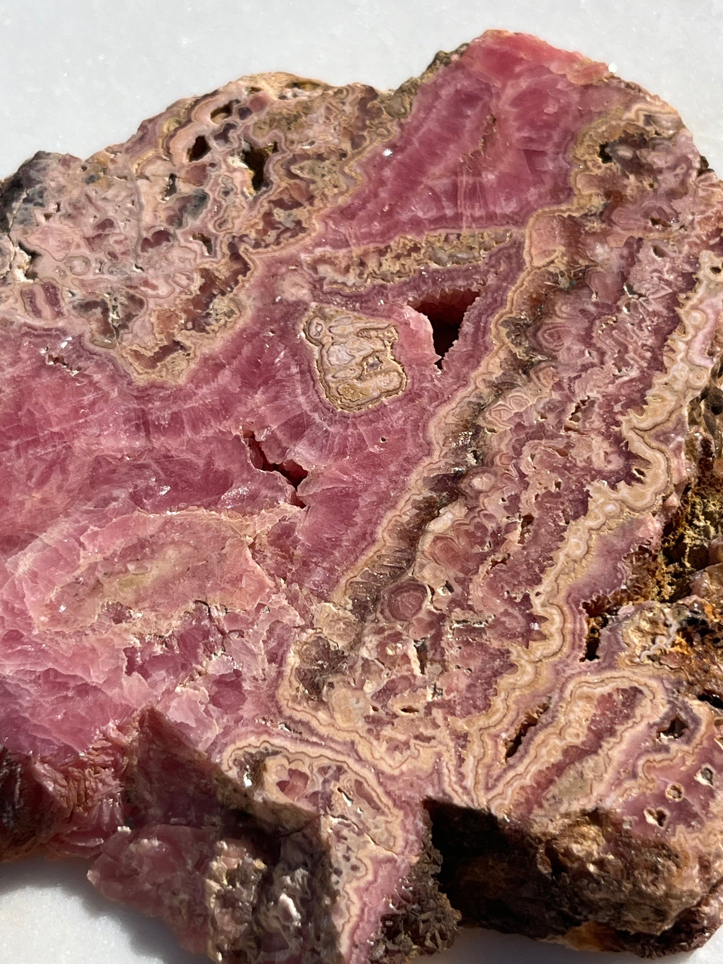 Large Rhodochrosite Slab