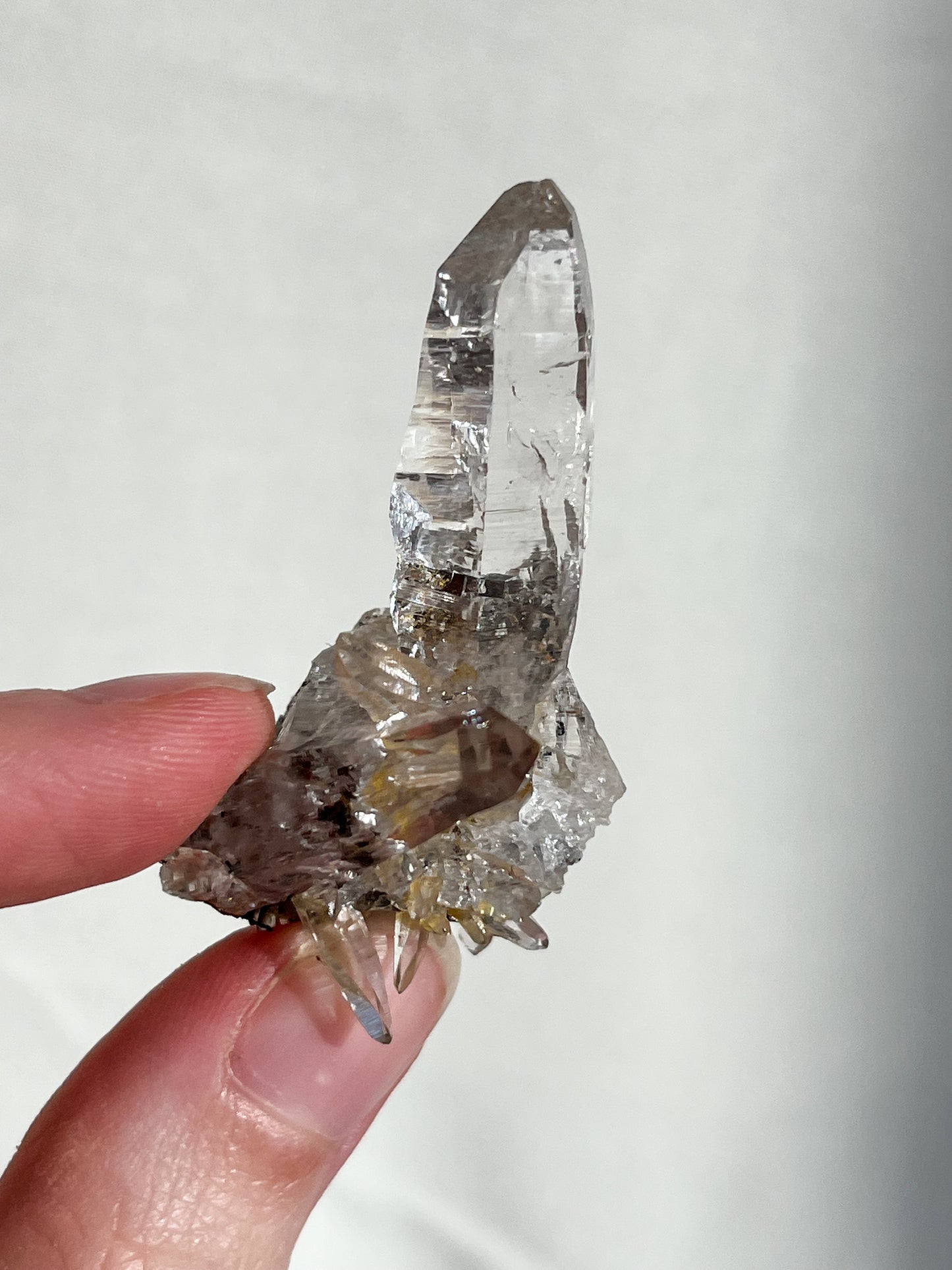 Water Clear Himalayan Quartz Cluster #11