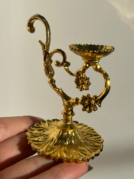 "Jack Jumped Over The Candlestick" Gold Sphere Stand