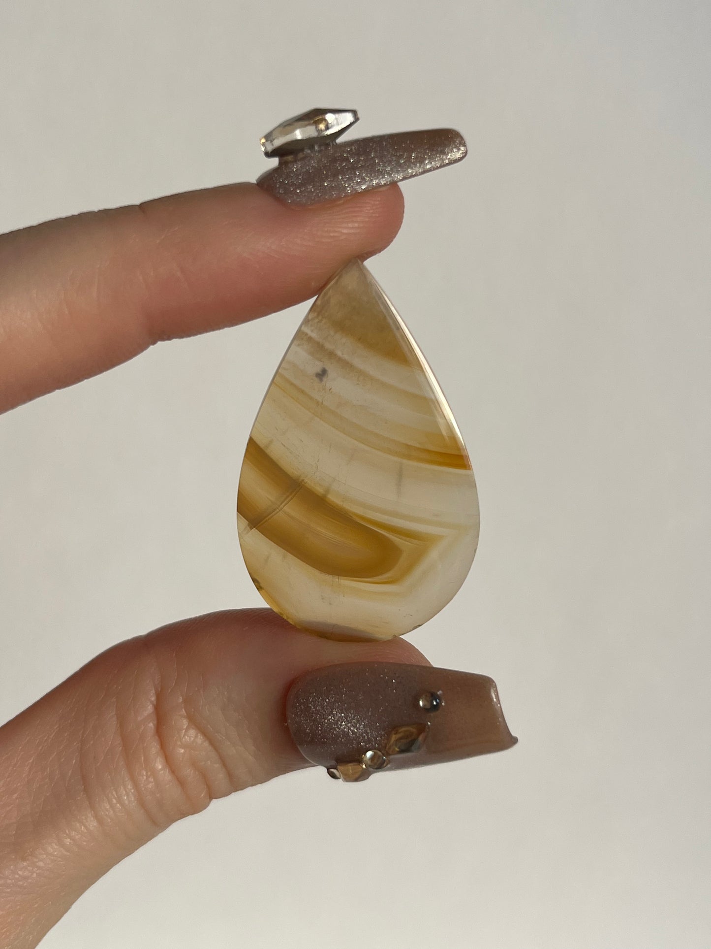 Carnelian Agate Cabochon w/ Sagenite (You Choose)