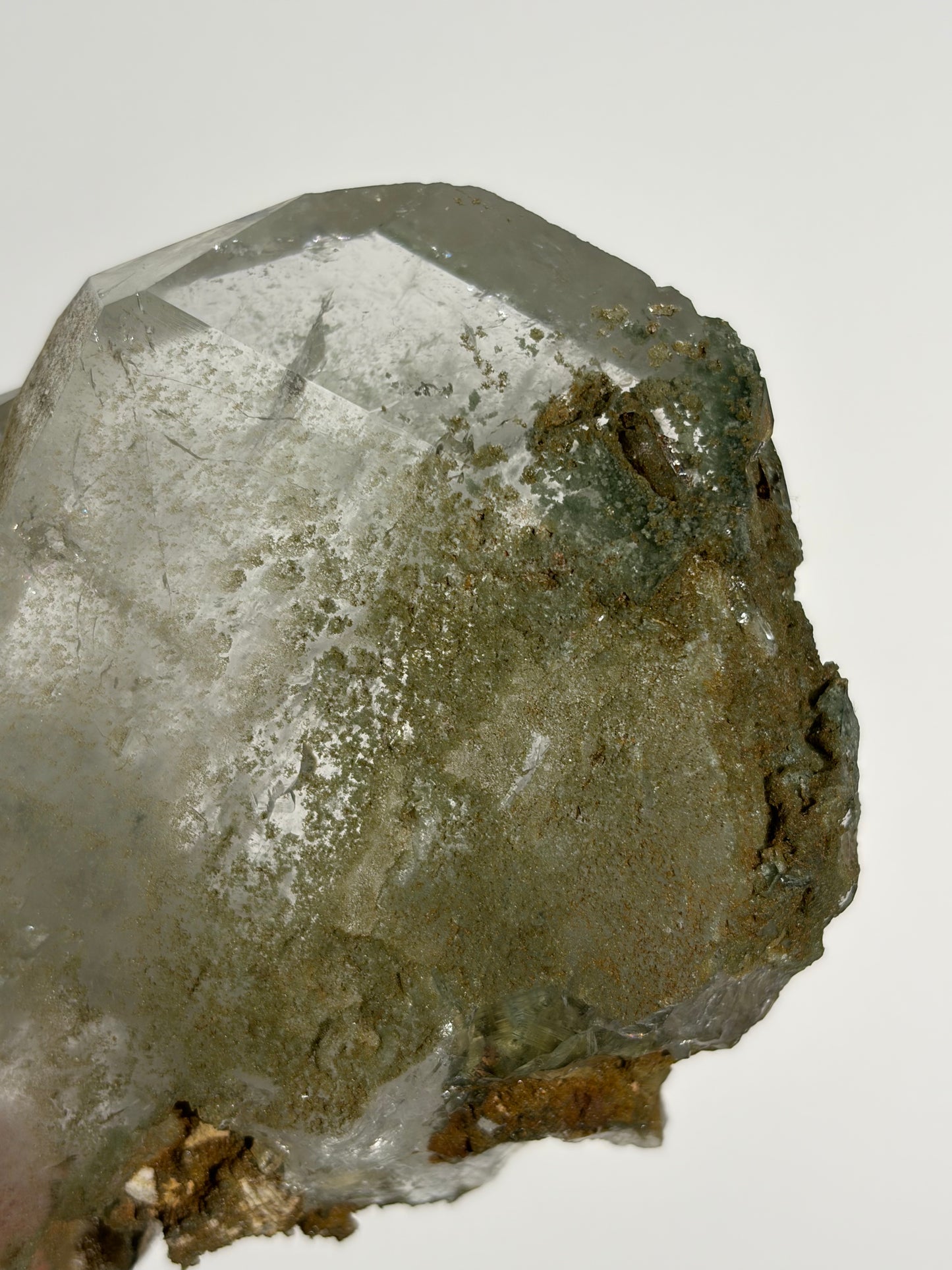 Chlorite Included Faden Quartz Specimen B