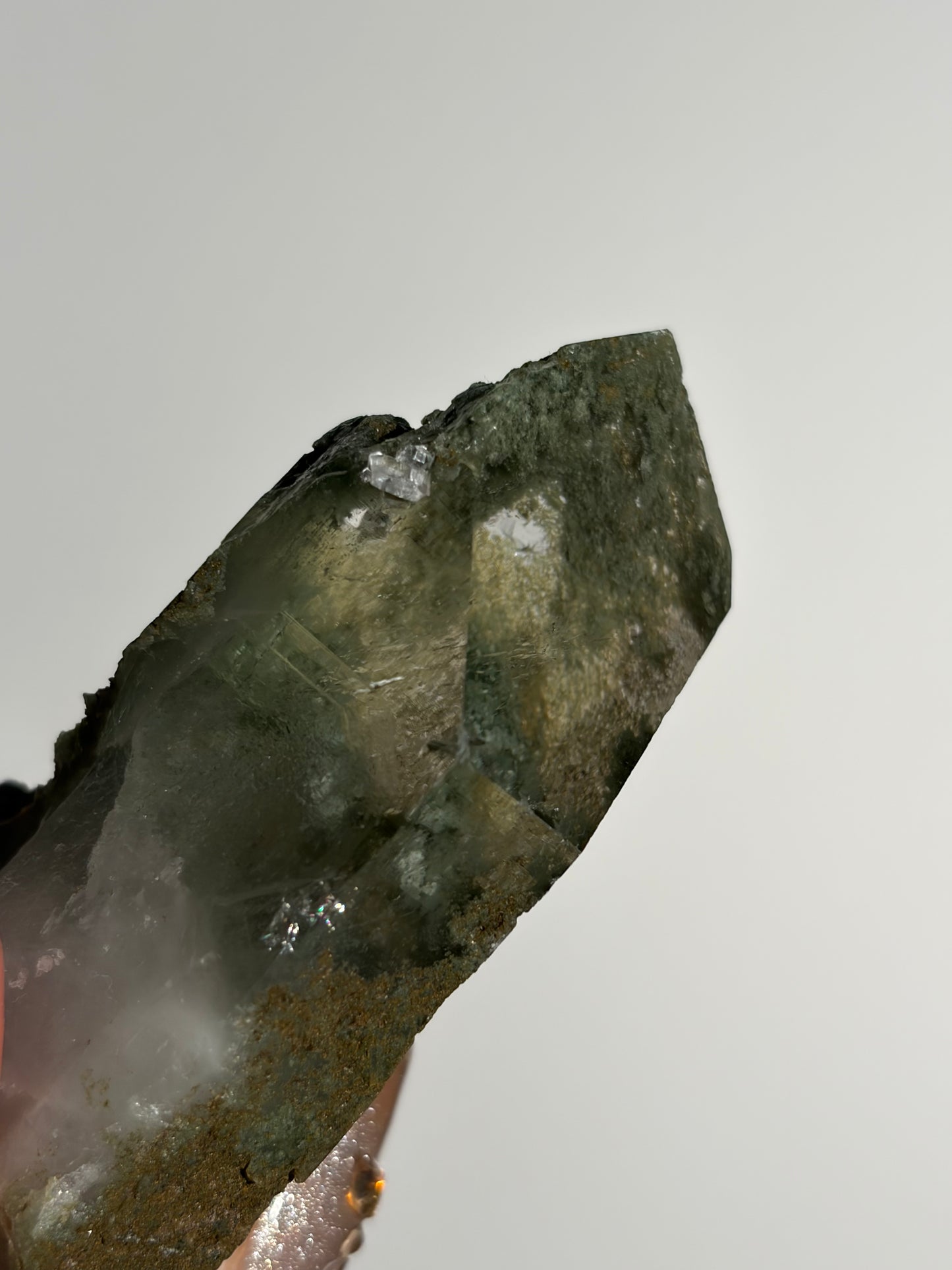 Elestial Chlorite Included Quartz Specimen G