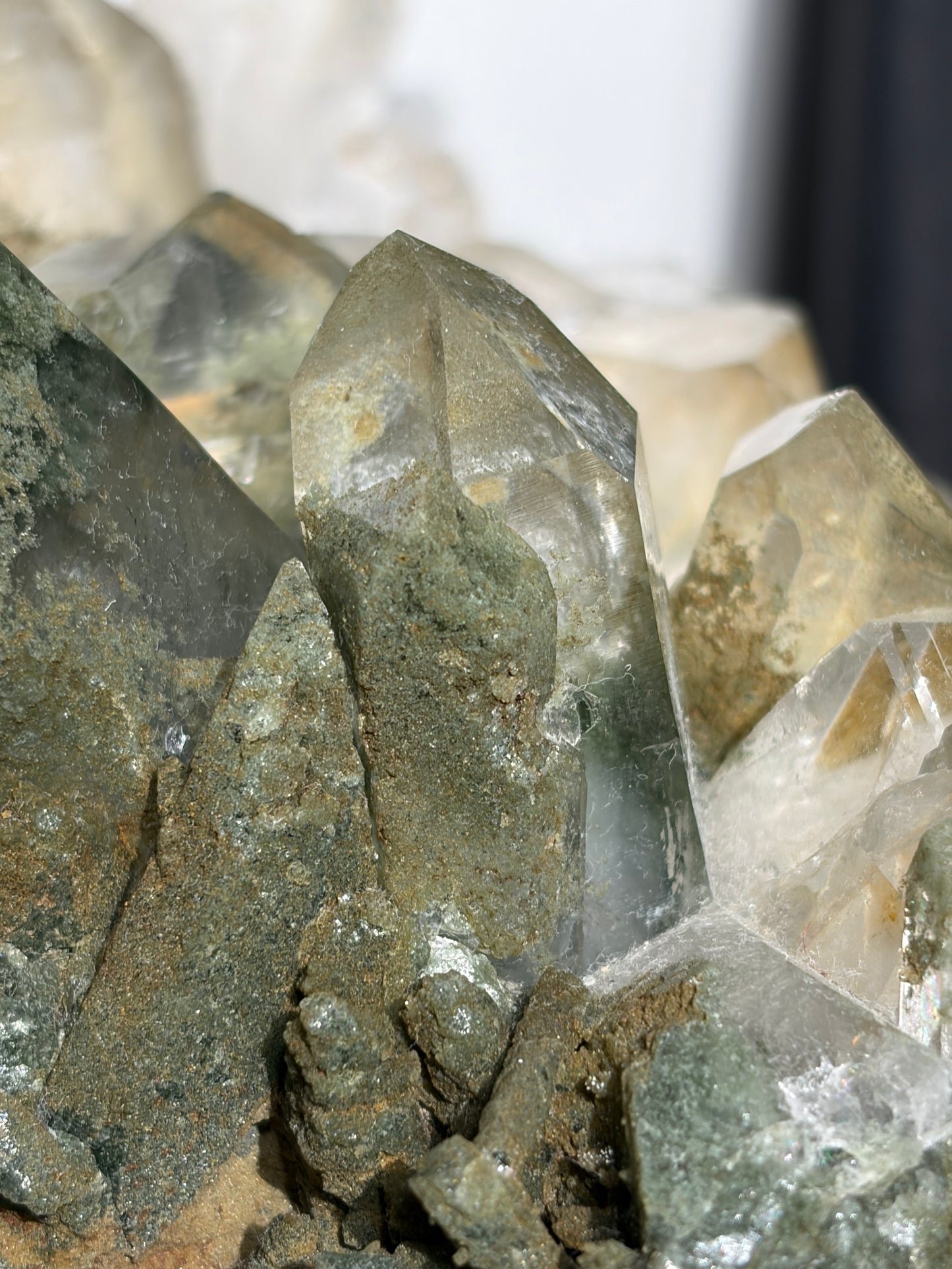 "La Reine" Chlorite Included Quartz Statement Specimen