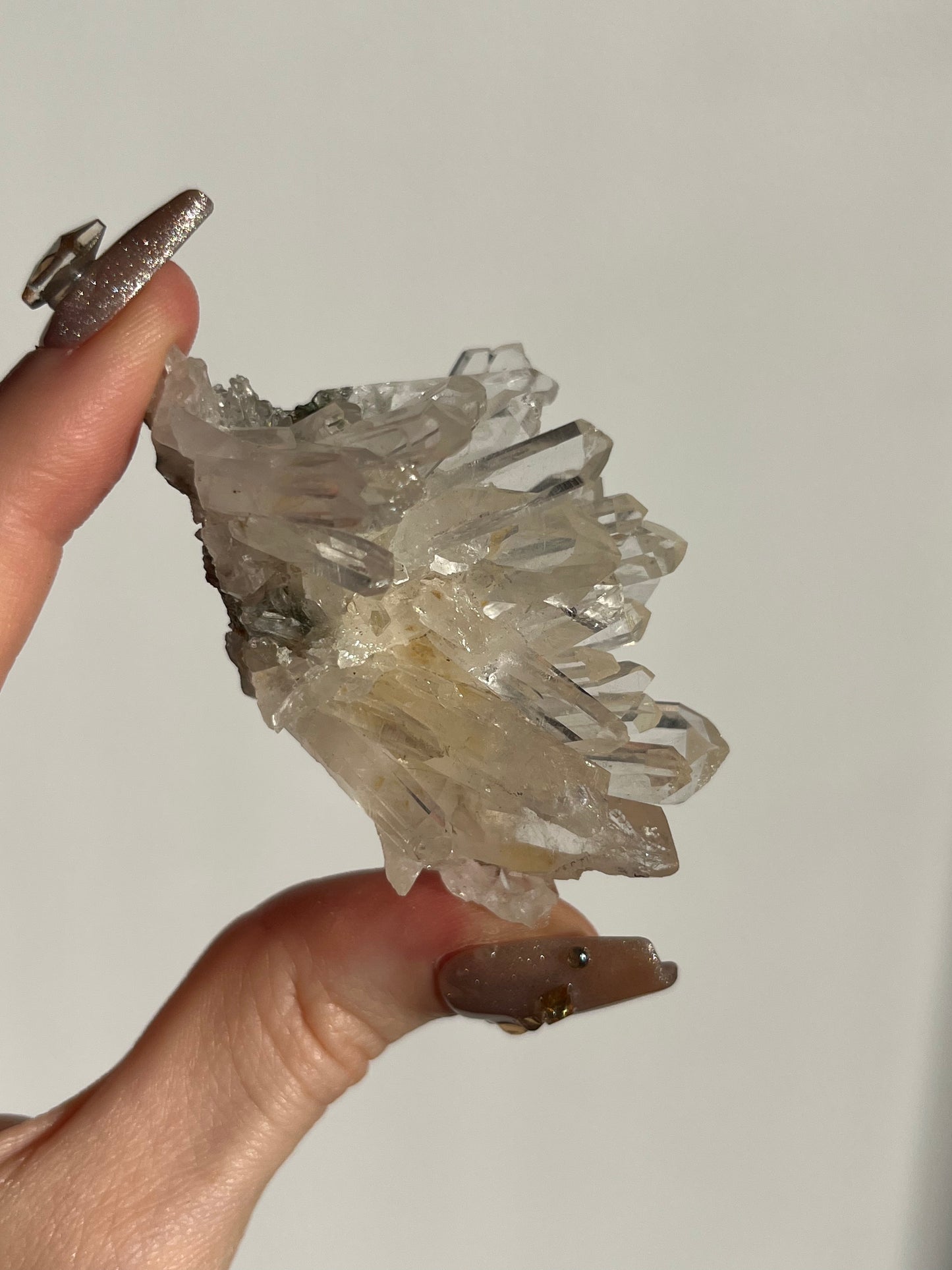 Colombian Quartz w/ Fuchsite Inclusions Cluster B