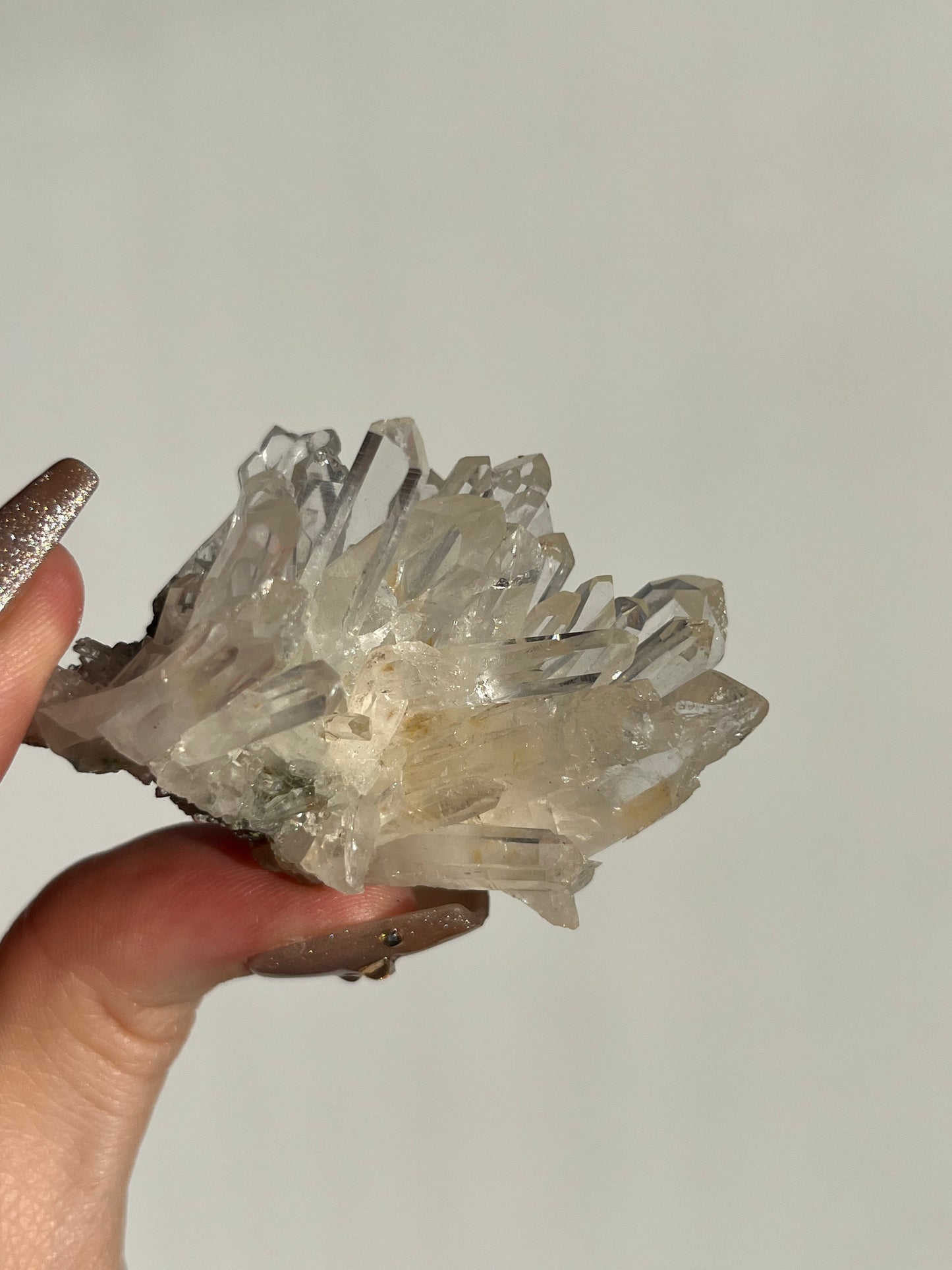 Colombian Quartz w/ Fuchsite Inclusions Cluster B