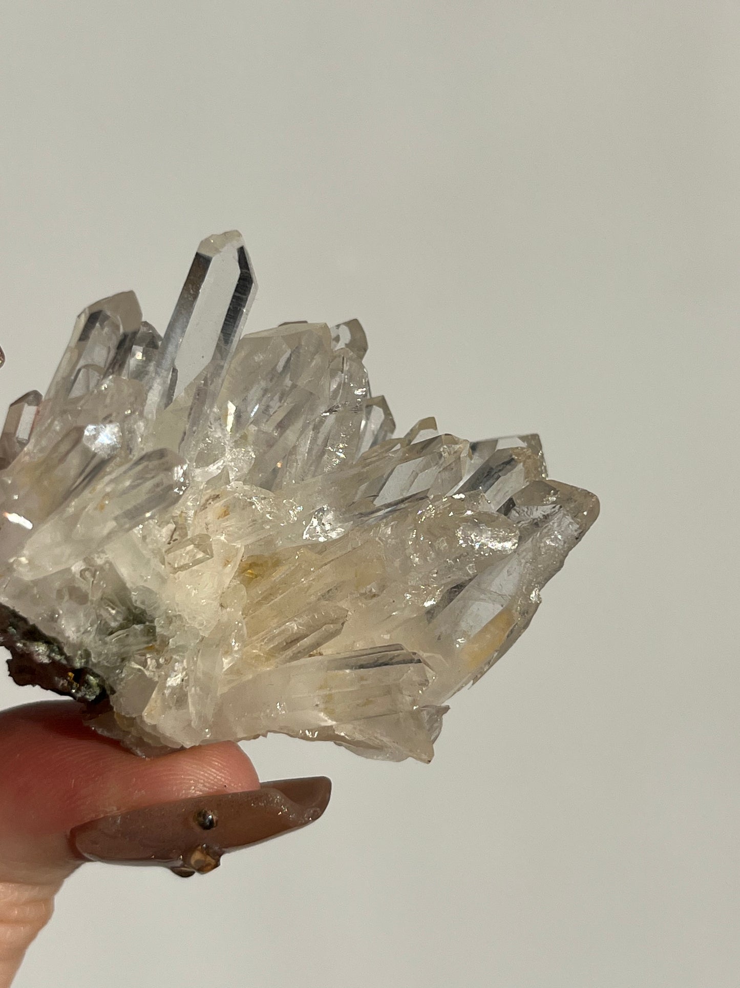 Colombian Quartz w/ Fuchsite Inclusions Cluster B