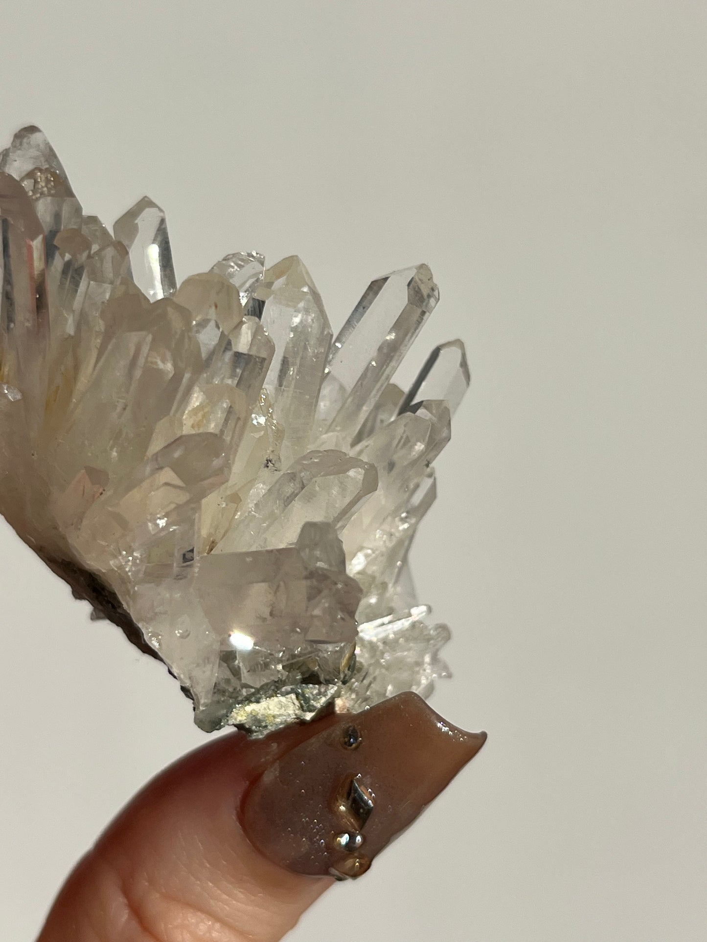 Colombian Quartz w/ Fuchsite Inclusions Cluster B