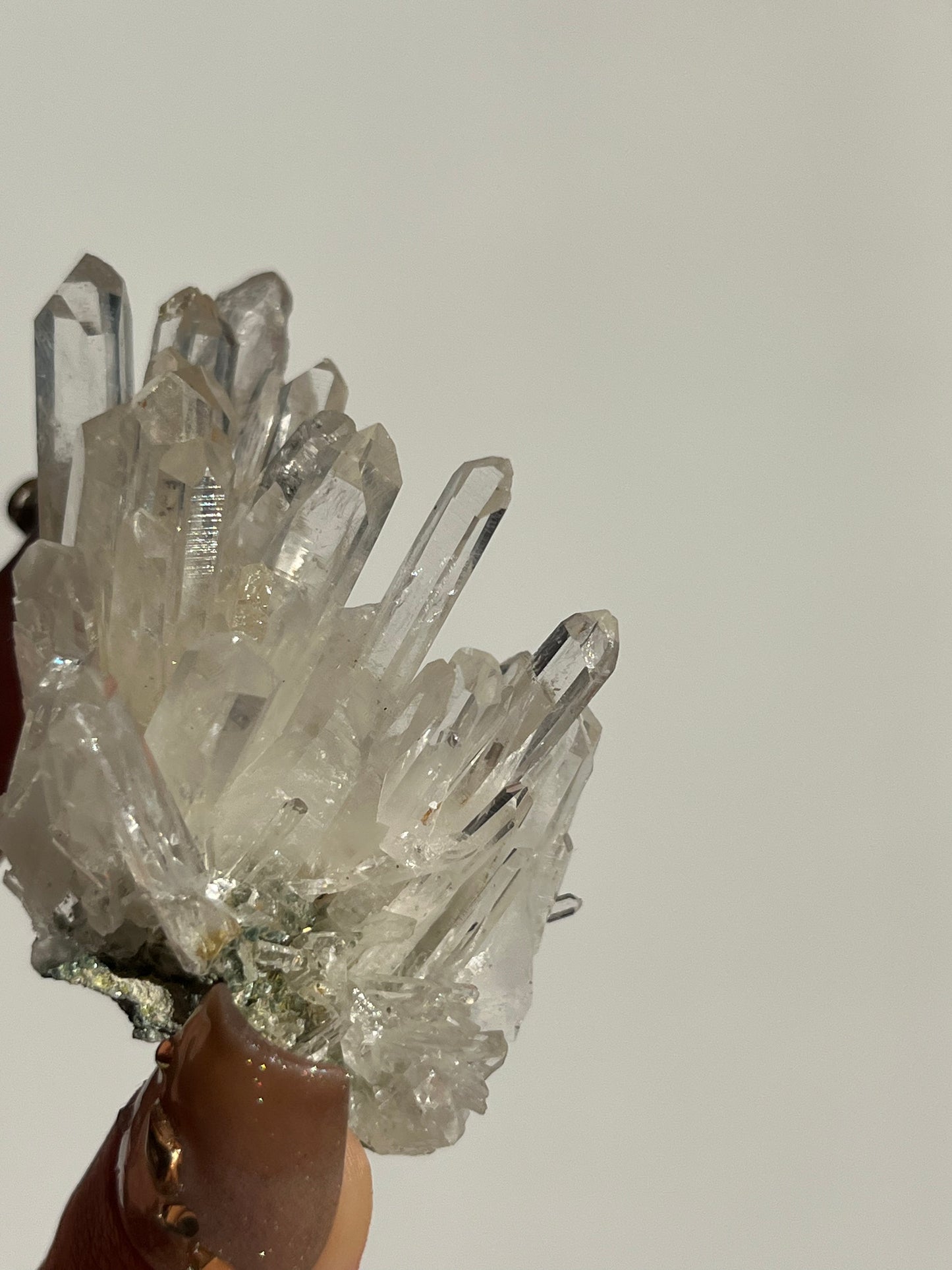 Colombian Quartz w/ Fuchsite Inclusions Cluster B