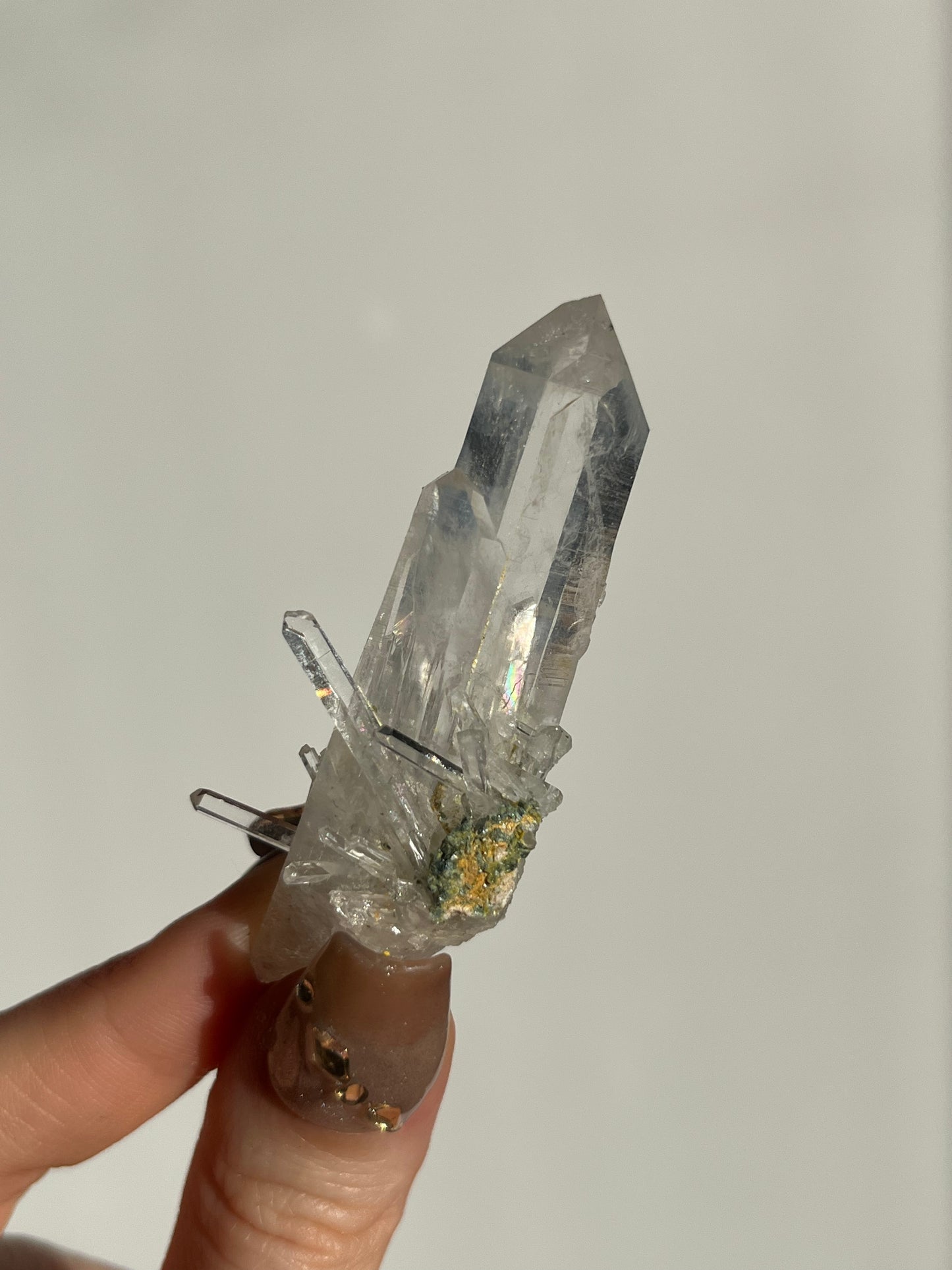 Colombian Quartz w/ Fuchsite Inclusions Cluster F