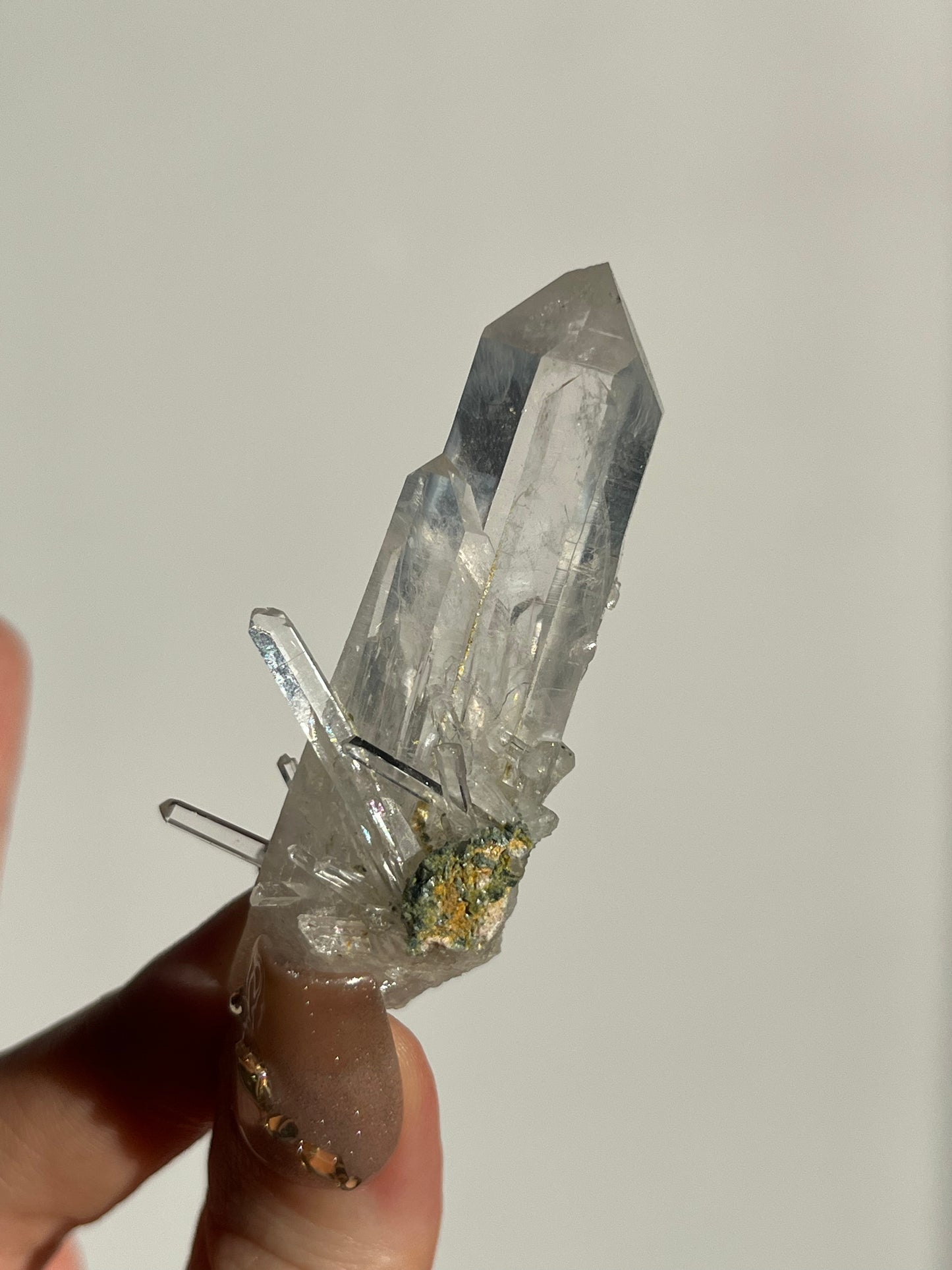 Colombian Quartz w/ Fuchsite Inclusions Cluster F