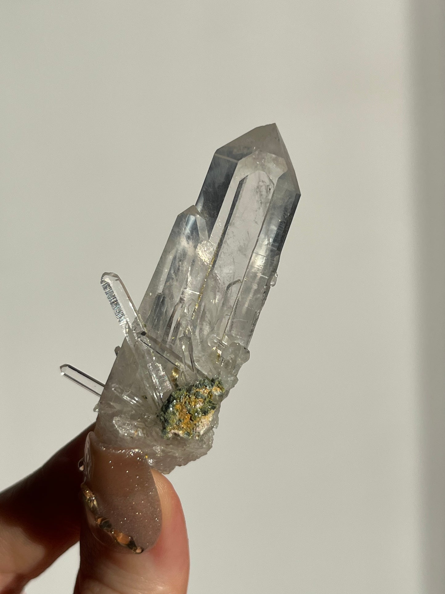 Colombian Quartz w/ Fuchsite Inclusions Cluster F