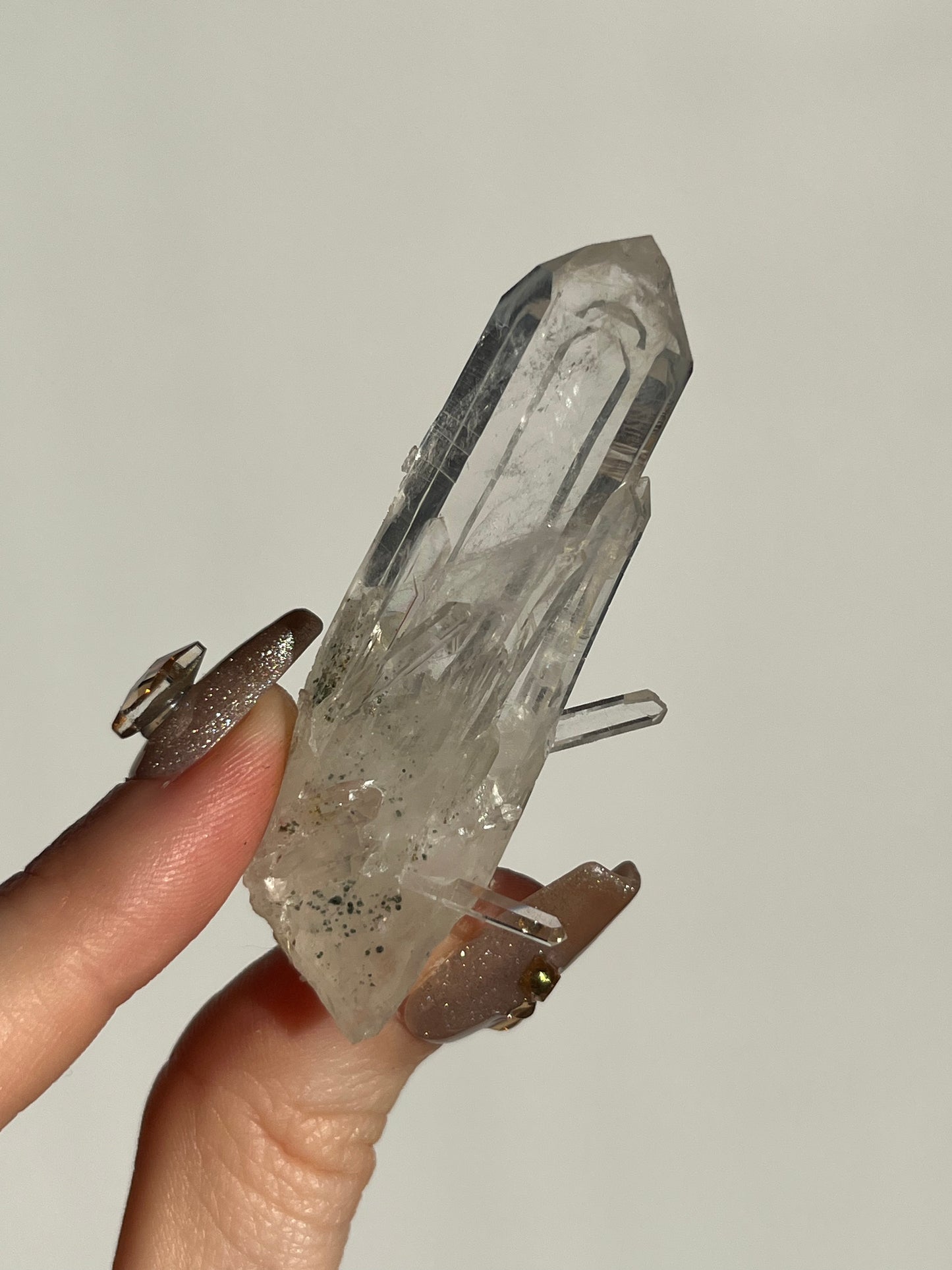 Colombian Quartz w/ Fuchsite Inclusions Cluster F