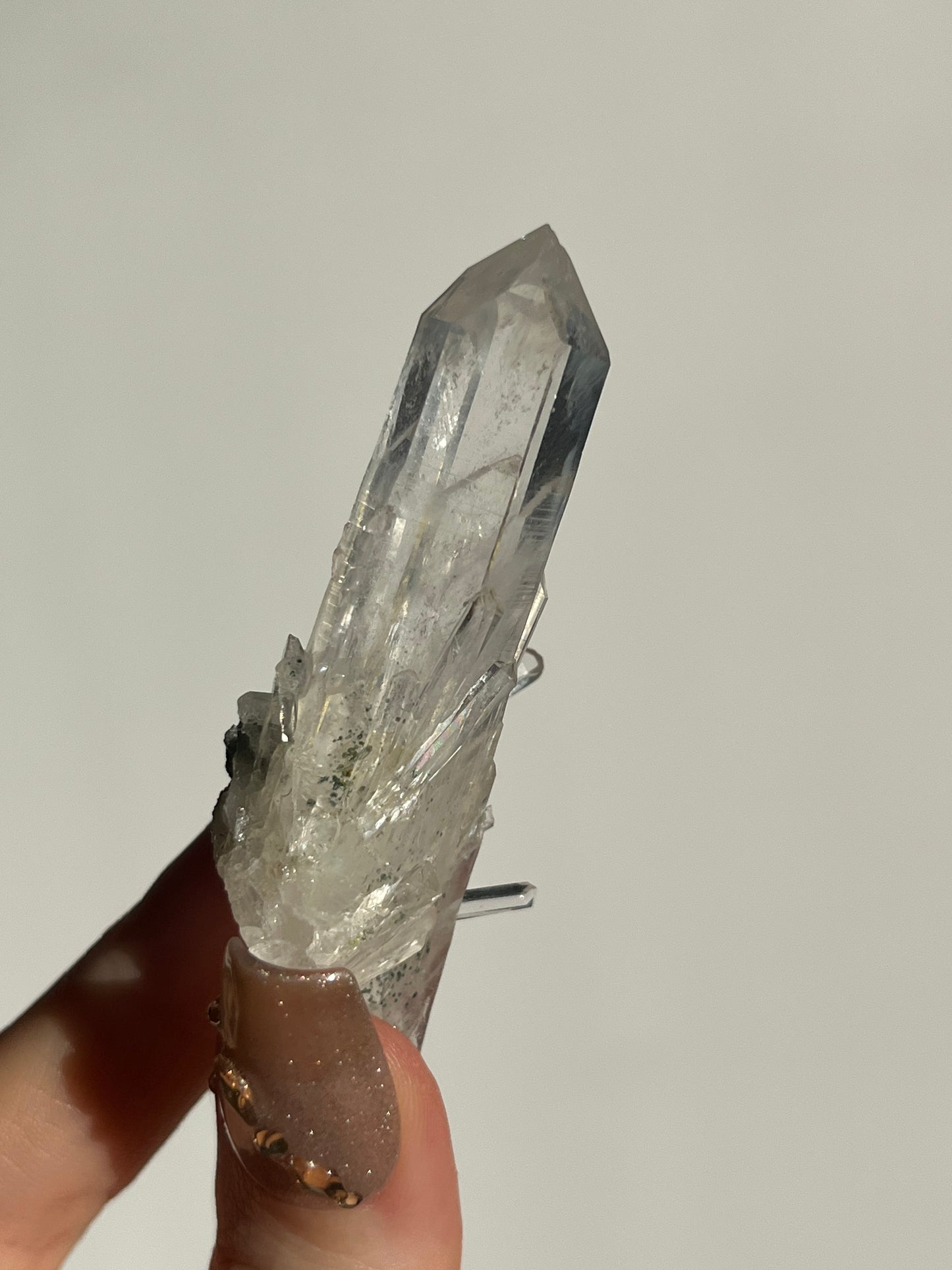 Colombian Quartz w/ Fuchsite Inclusions Cluster F