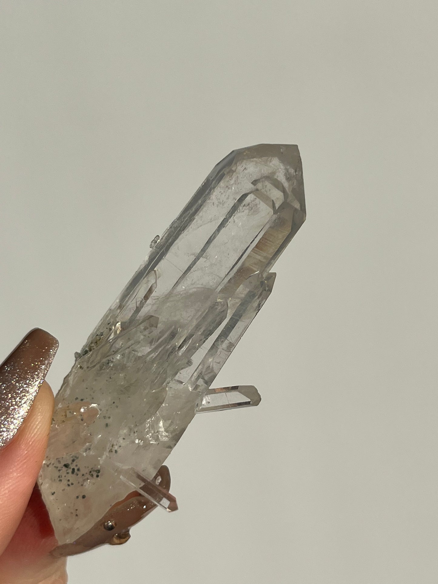 Colombian Quartz w/ Fuchsite Inclusions Cluster F