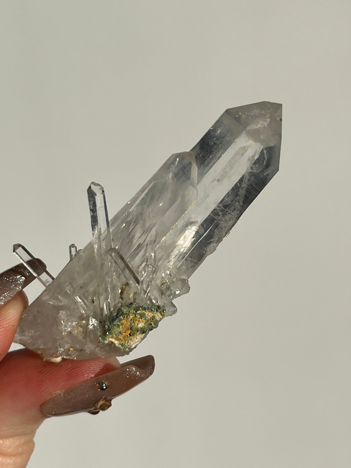 Colombian Quartz w/ Fuchsite Inclusions Cluster F