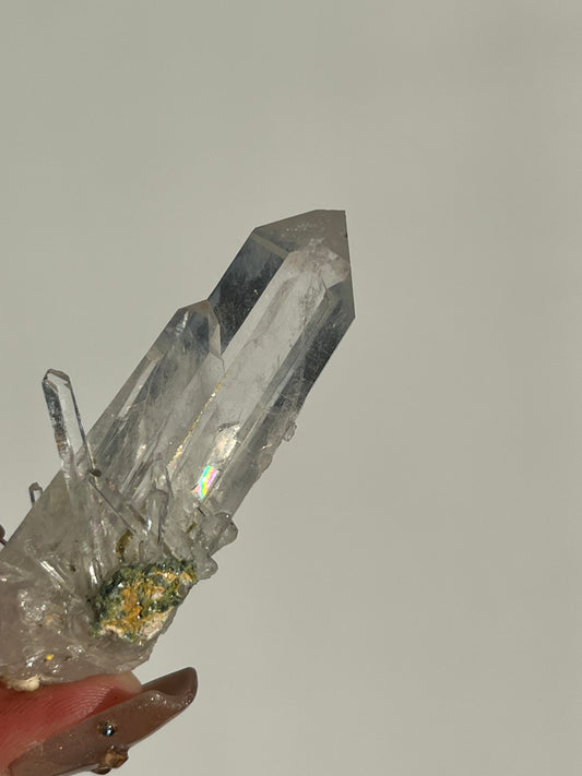 Colombian Quartz w/ Fuchsite Inclusions Cluster F
