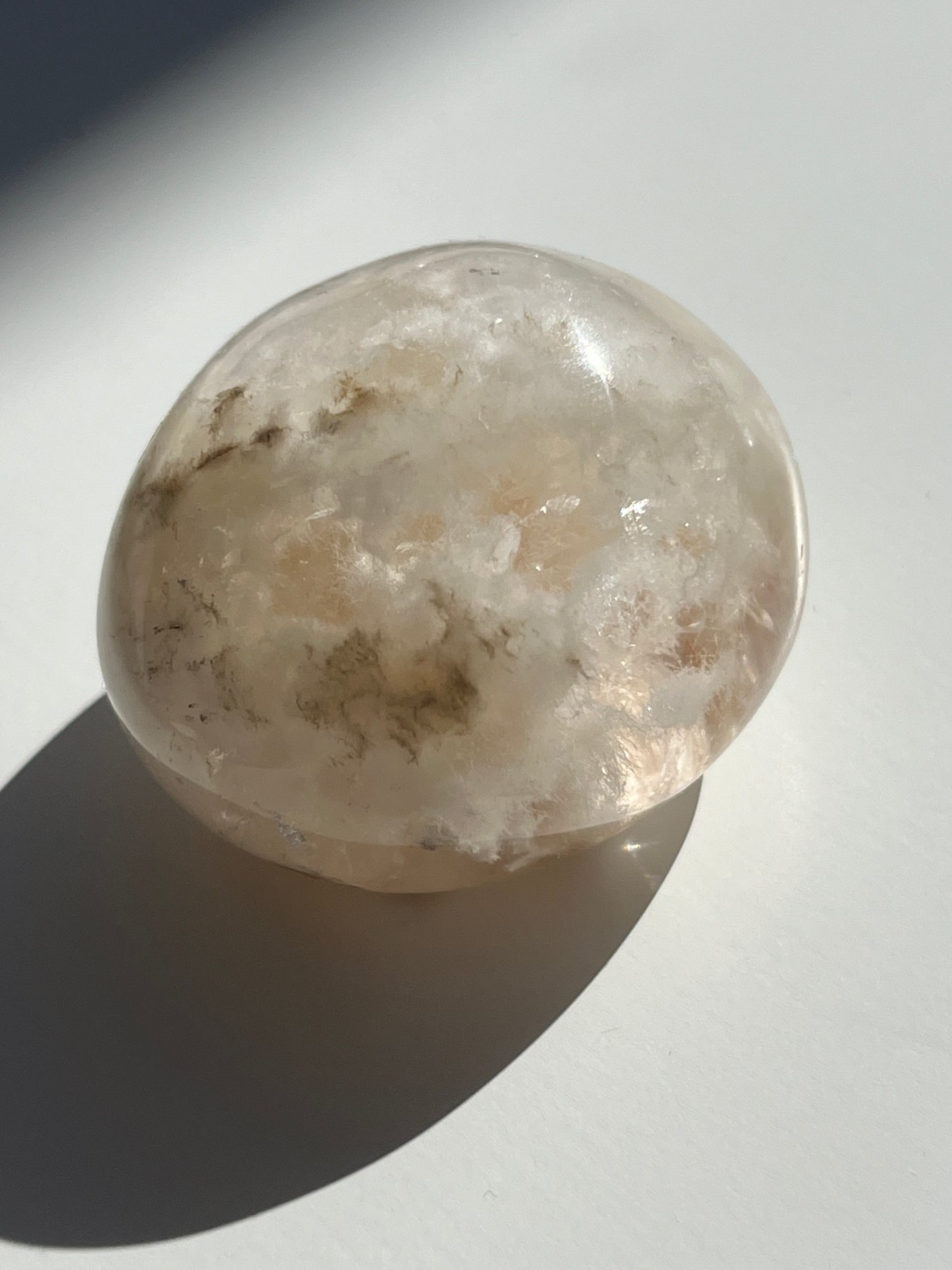 Cotton Ball Amphibole In Quartz Lens (Collector’s Specimen)