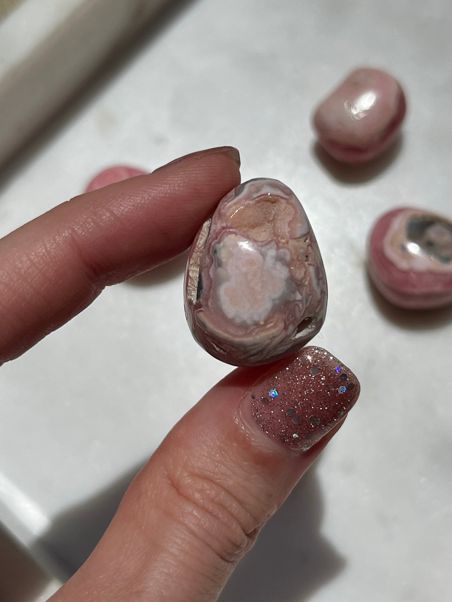 Rhodochrosite Tumbled Stone