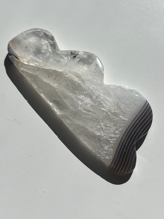 Danau Agate with Quartz Cloud Carving (You Choose)