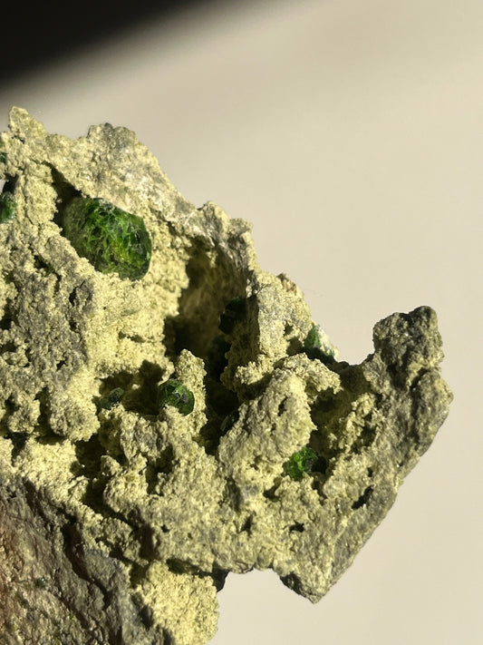 Demantoid Garnet on Matrix Specimen B