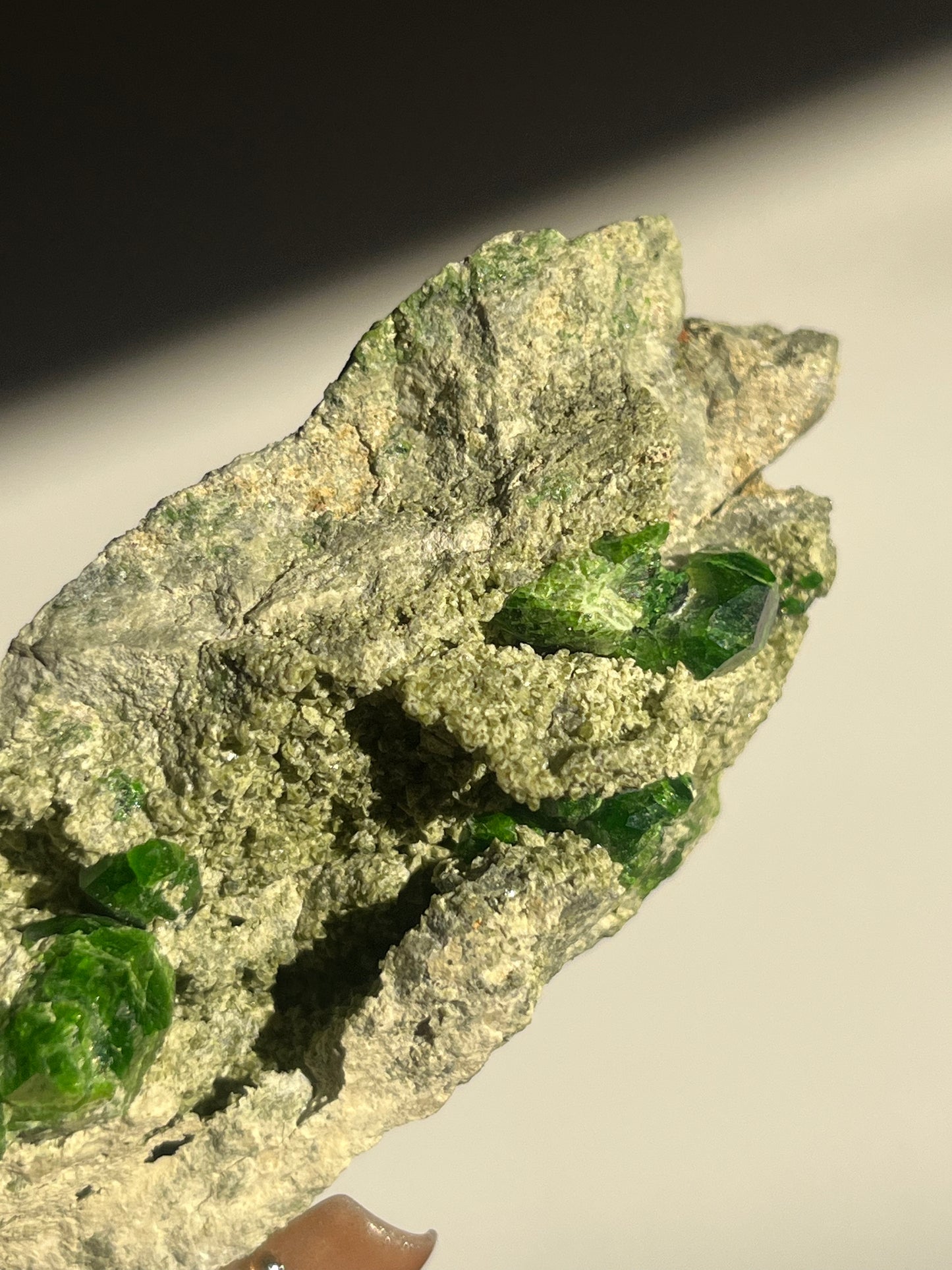 Demantoid Garnet on Matrix Specimen D