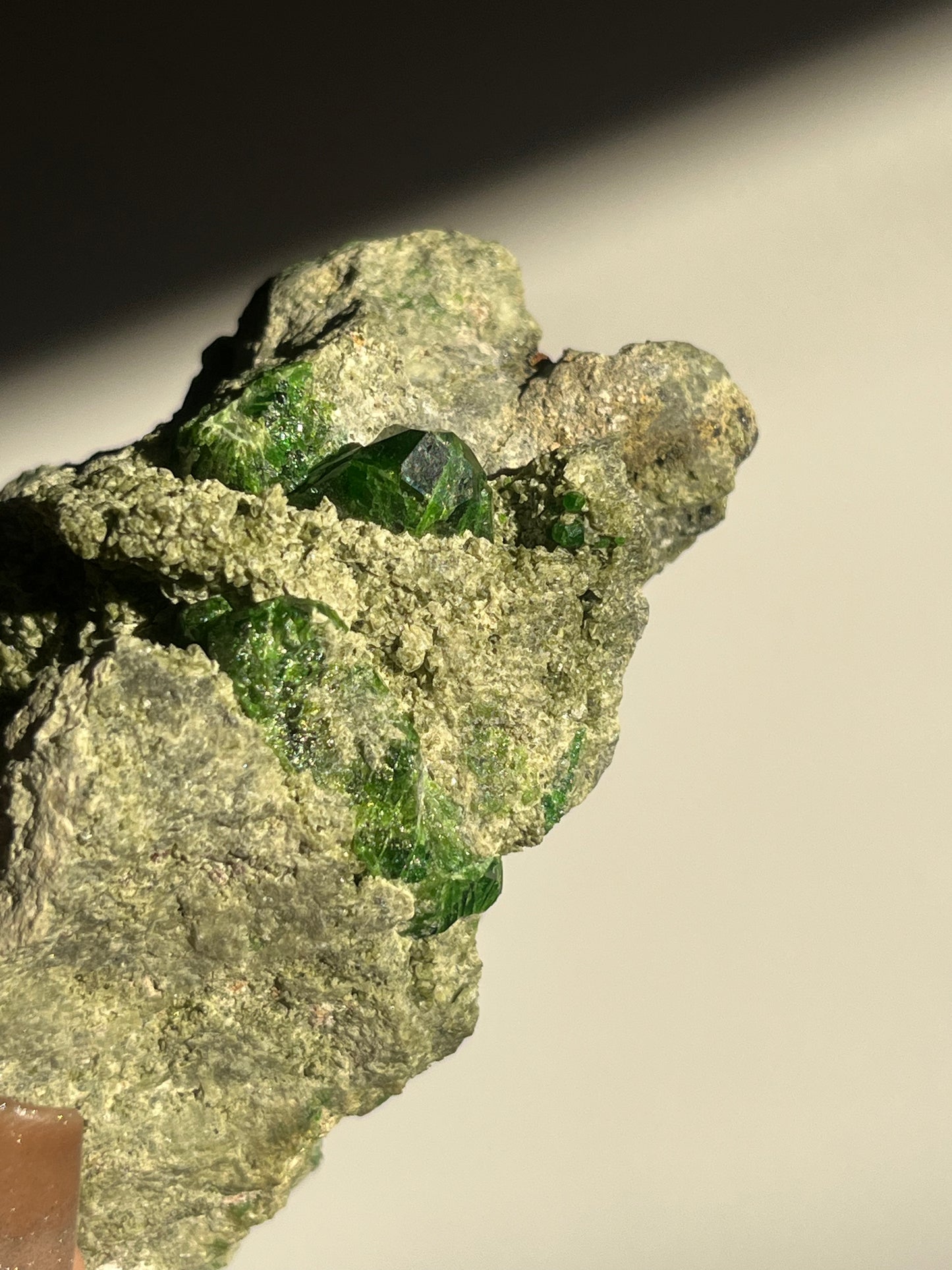 Demantoid Garnet on Matrix Specimen D