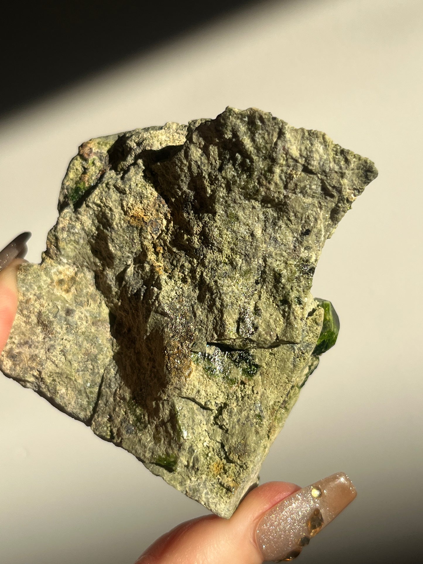 Demantoid Garnet on Matrix Specimen E