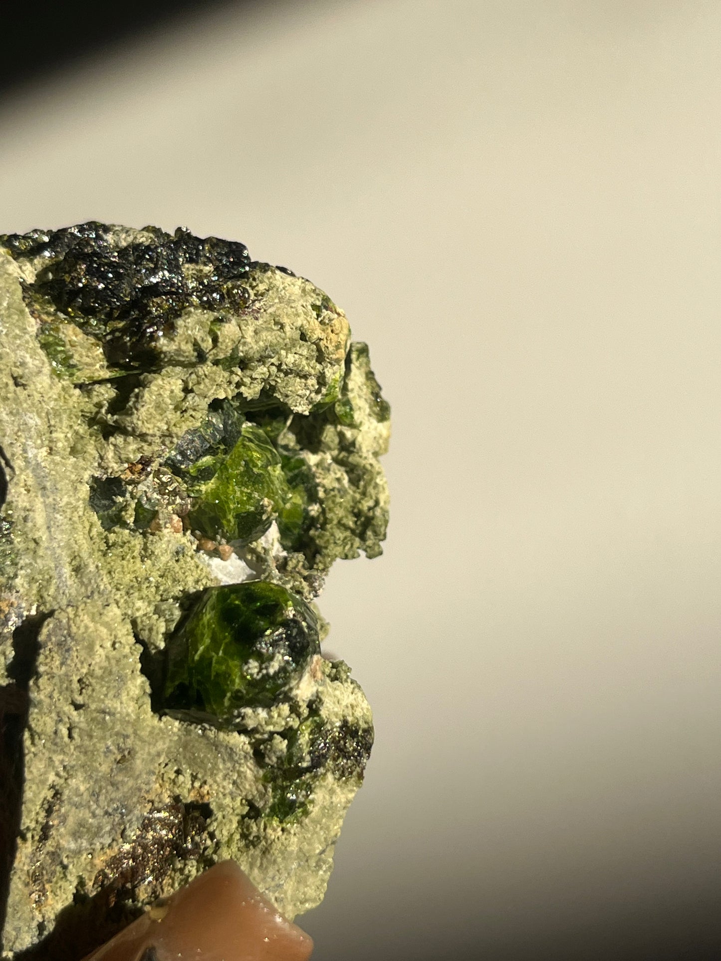 Demantoid Garnet on Matrix Specimen E