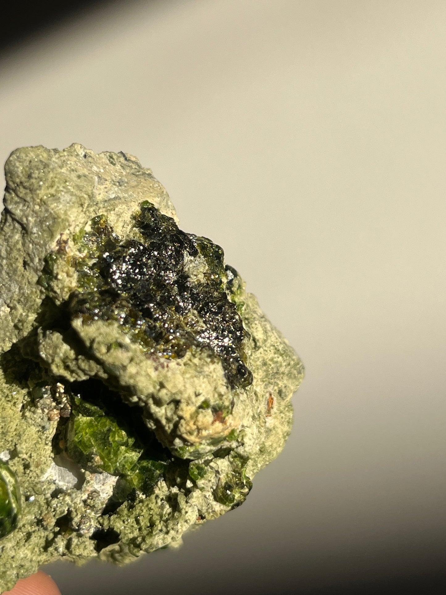 Demantoid Garnet on Matrix Specimen E
