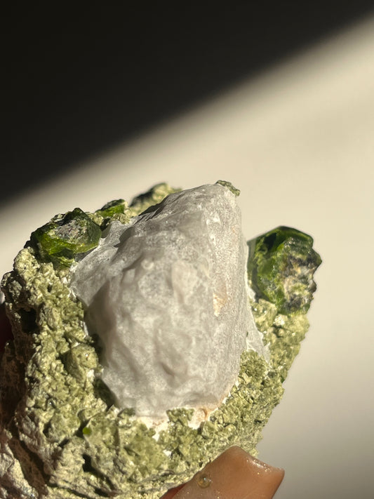 Demantoid Garnet on Matrix Specimen F