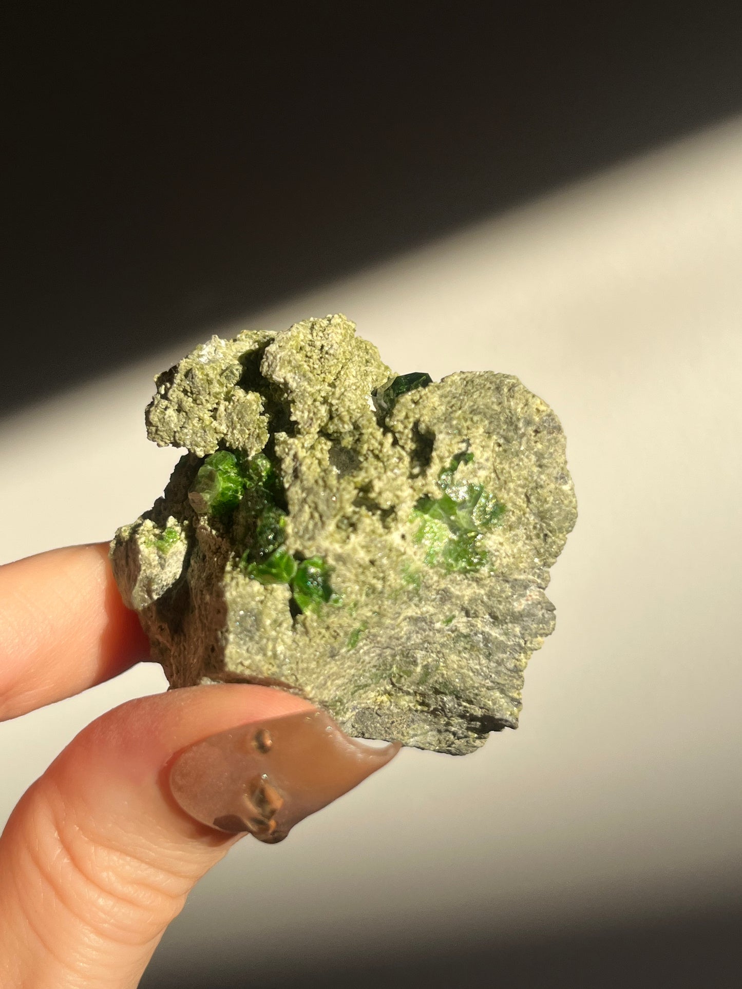 Demantoid Garnet on Matrix Specimen H