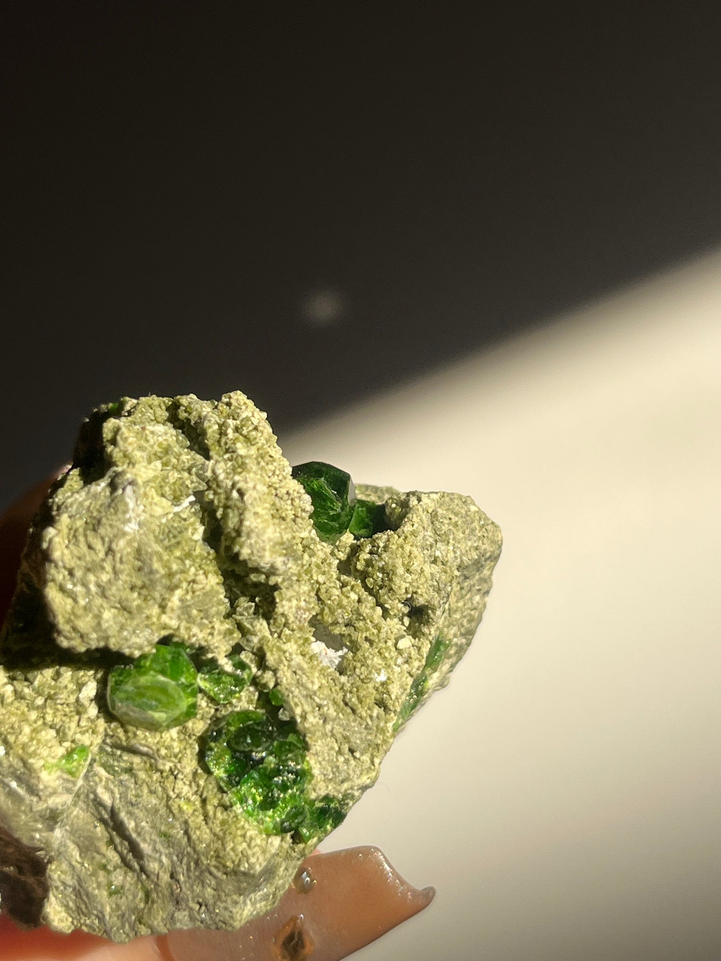 Demantoid Garnet on Matrix Specimen H