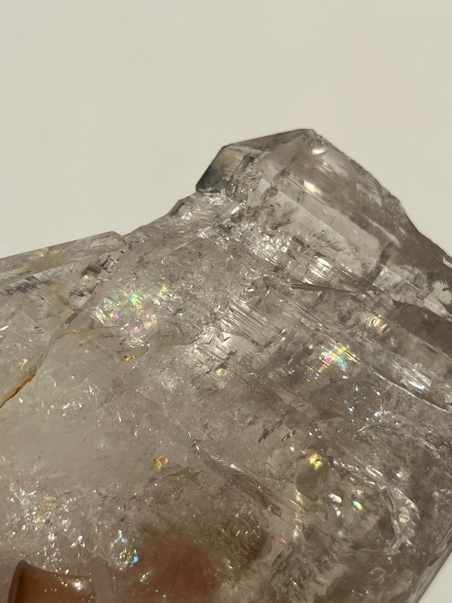 Fenster Diamond Quartz Specimen with Clay Inclusions & Several Moving Enhydros