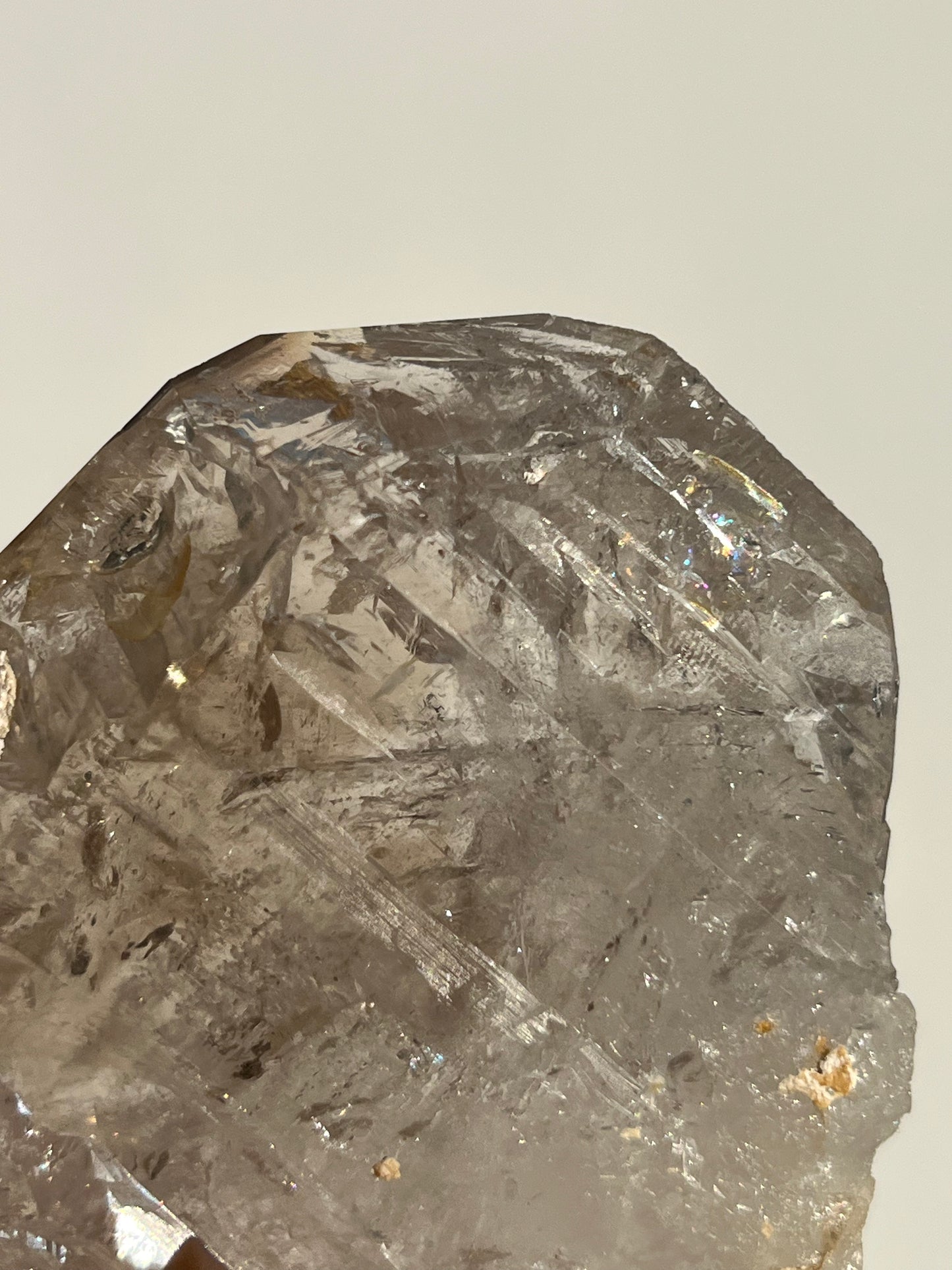 Fenster Diamond Quartz Specimen with Clay Inclusions & Several Moving Enhydros