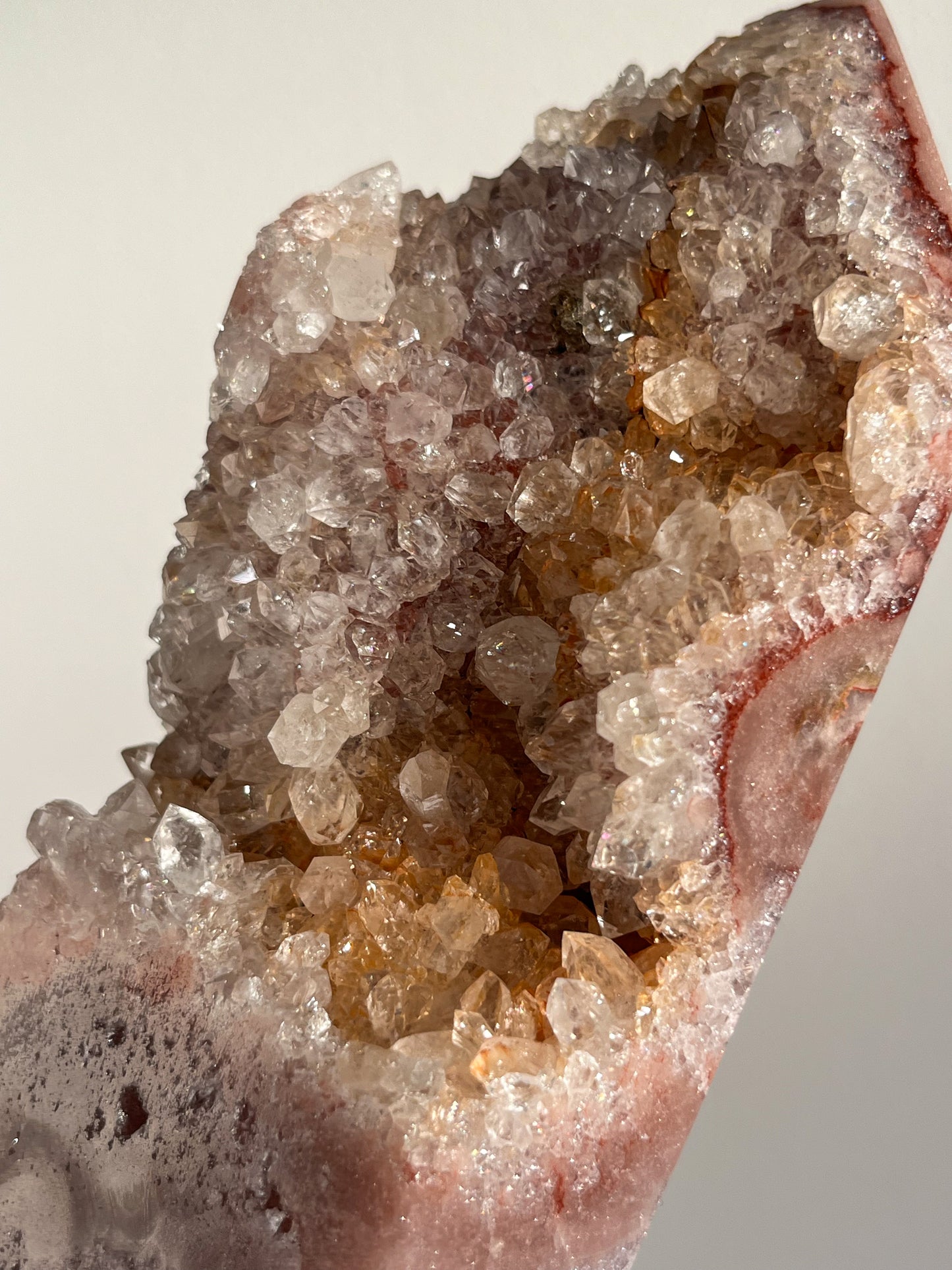 Druzy Pink Amethyst & Quartz Tower #2