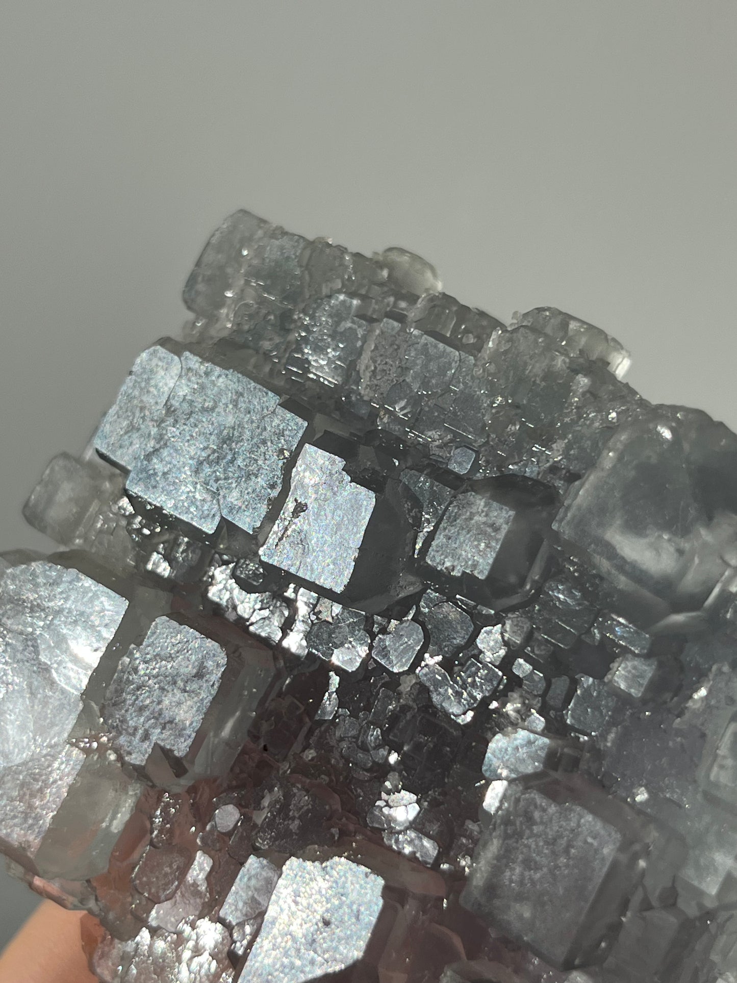 Druzy Quartz Coated Green Fluorite Specimen E