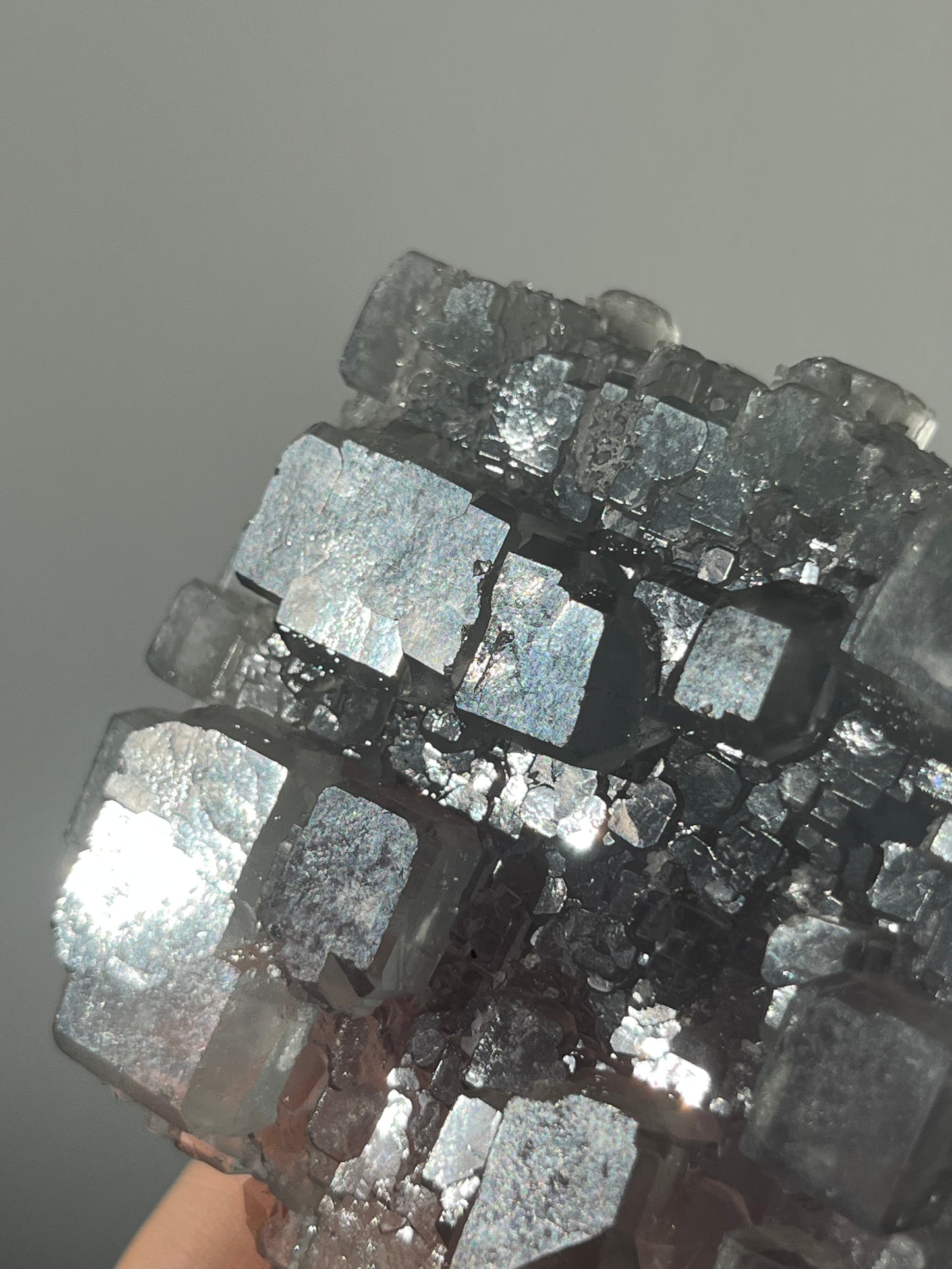 Druzy Quartz Coated Green Fluorite Specimen E