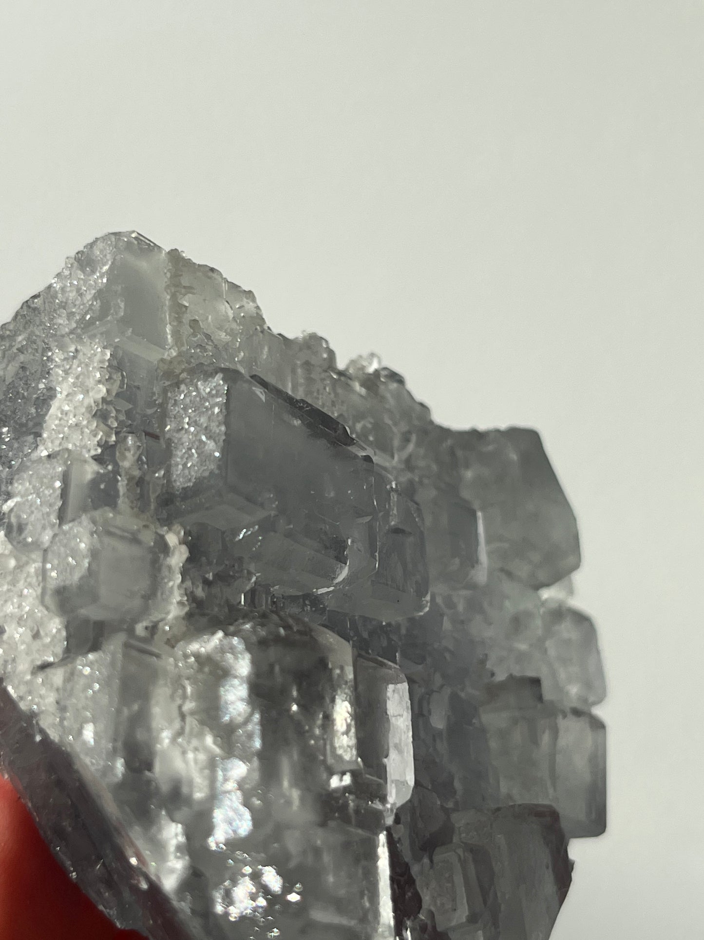 Druzy Quartz Coated Green Fluorite Specimen E