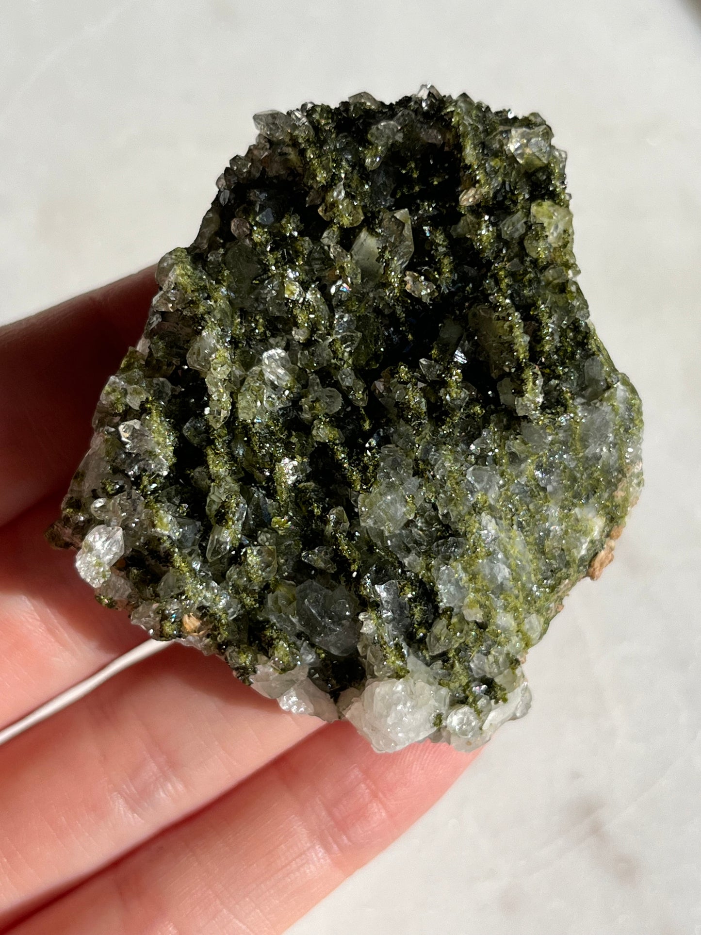 Epidote & Quartz Cluster (You Choose)