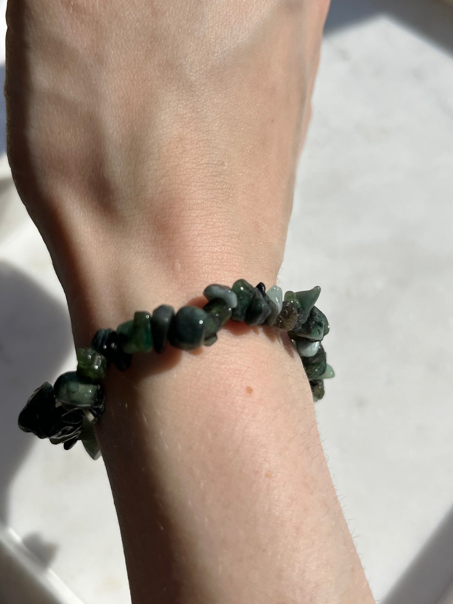 Emerald Chip Bracelet