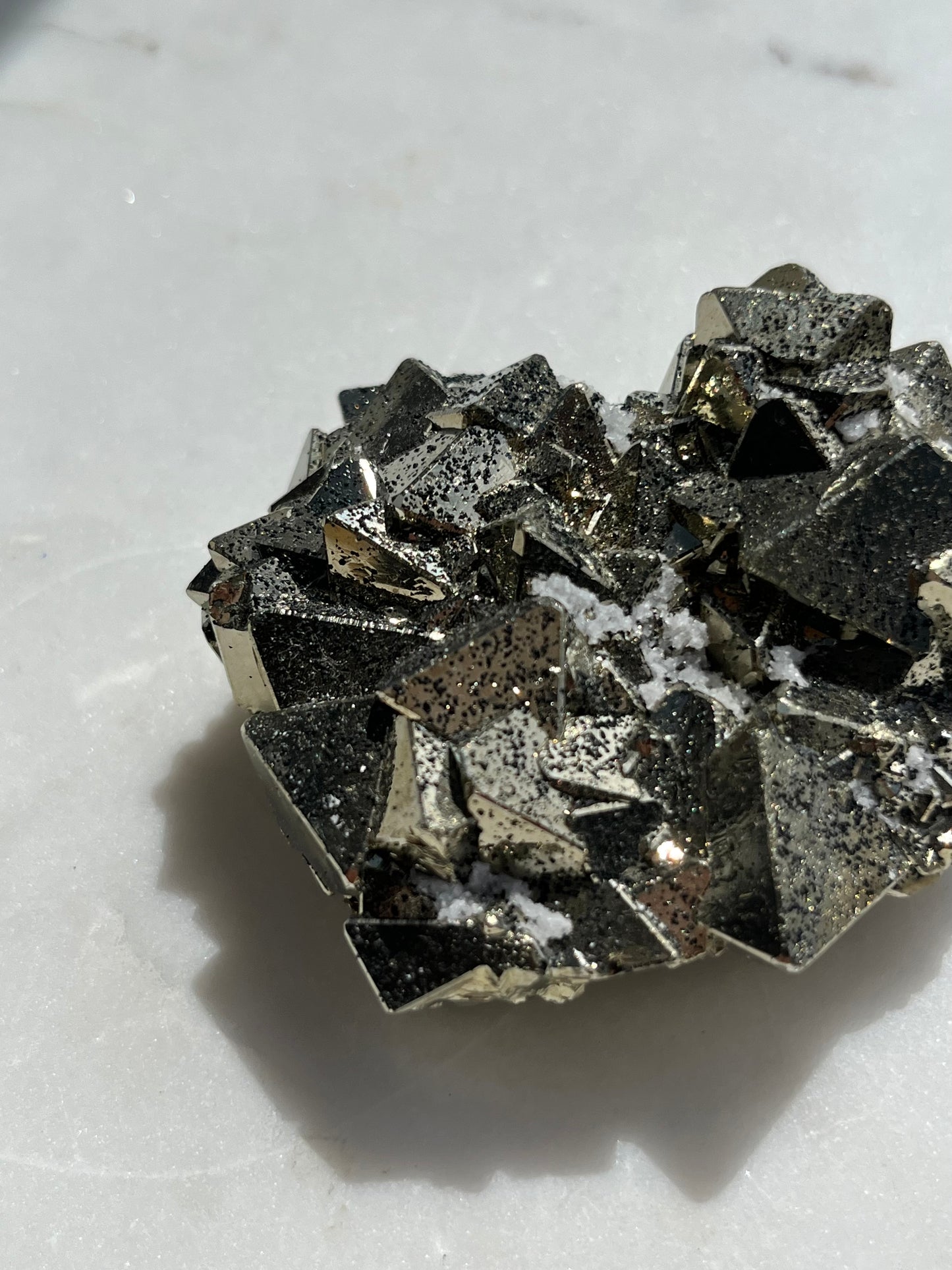 A Grade Octahedral Pyrite Cluster w/Quartz & Sphalerite #2