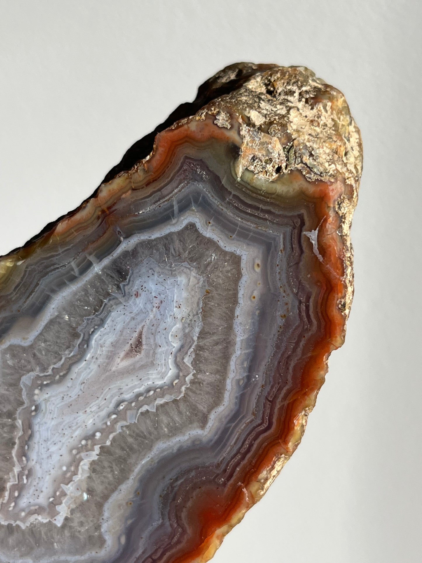 'Violet Halos' East Indonesian Agate Pair with Platelet Suspensions (Collector’s Choice)