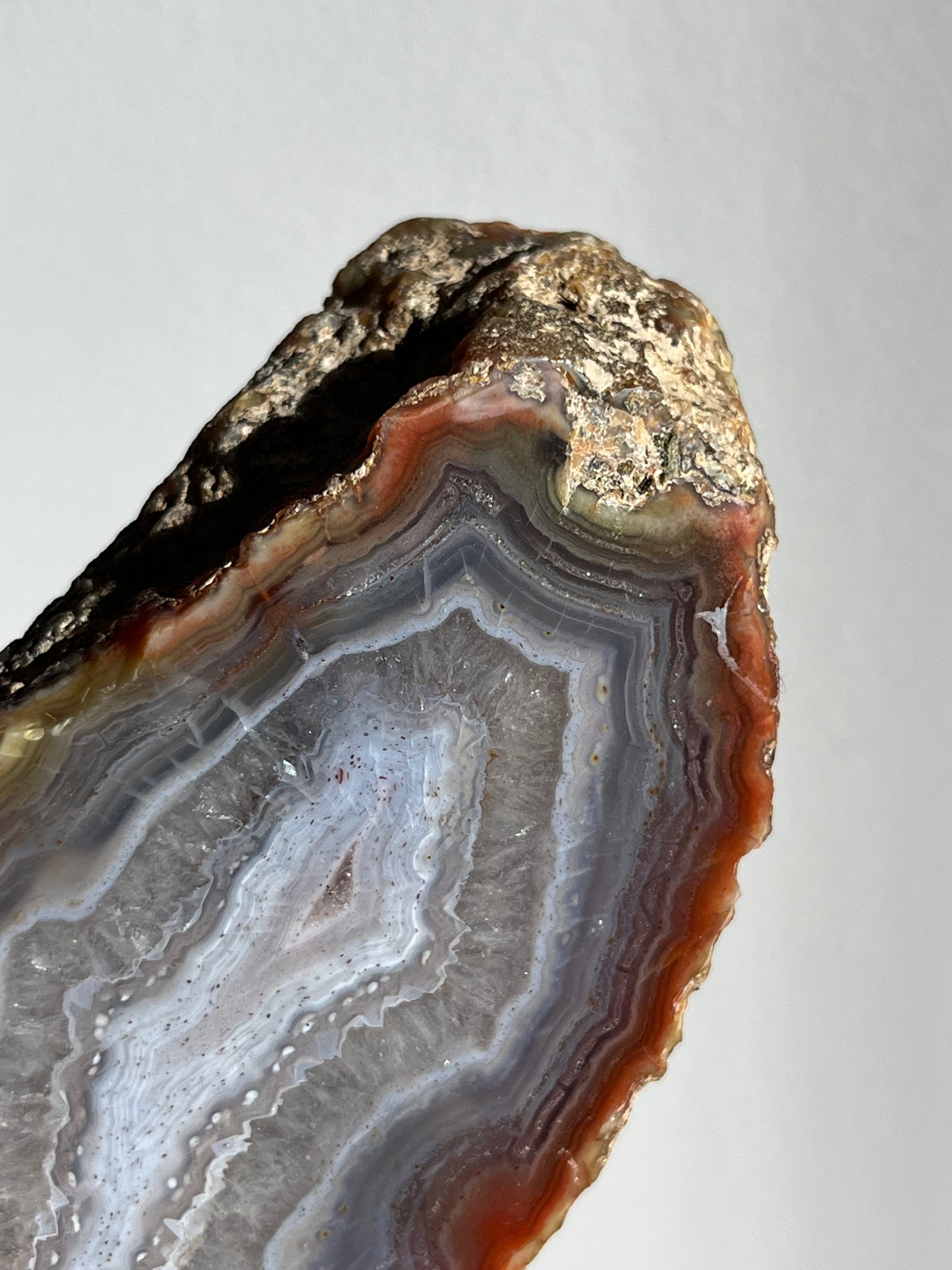 'Violet Halos' East Indonesian Agate Pair with Platelet Suspensions (Collector’s Choice)