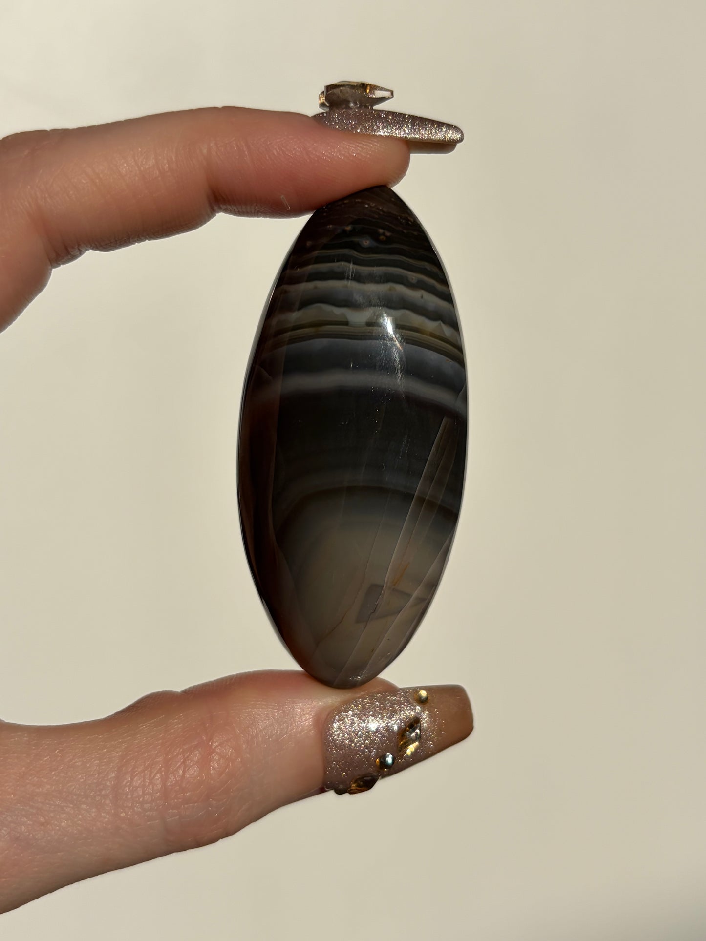 Grey Banded East Indonesian Agate Shiva A
