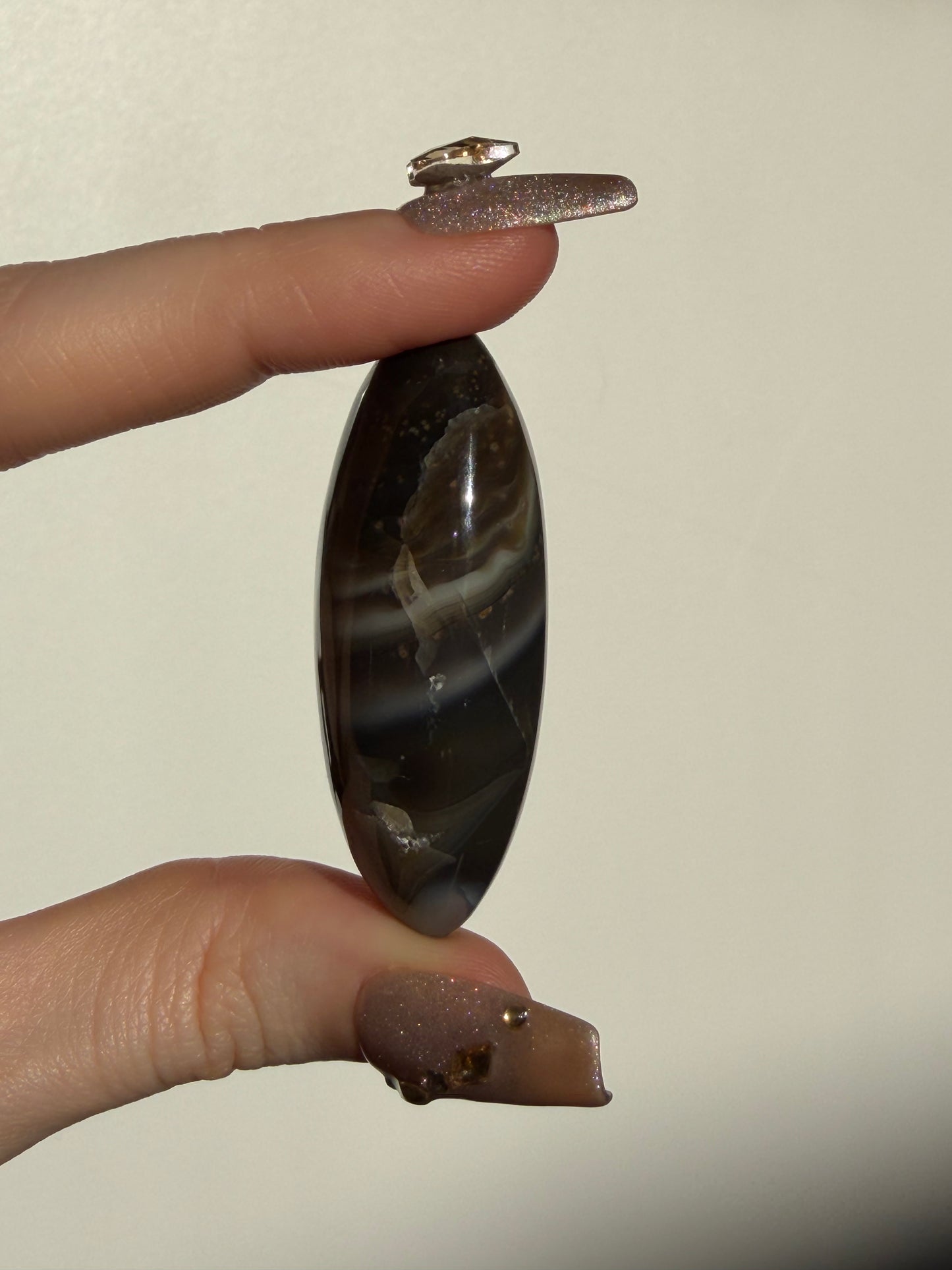 Grey Banded East Indonesian Agate Shiva D