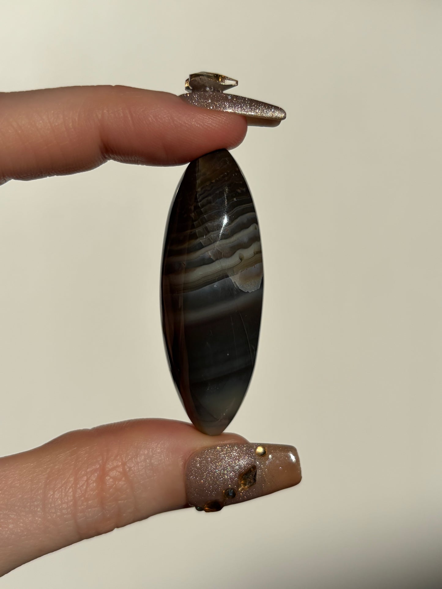 Grey Banded East Indonesian Agate Shiva E