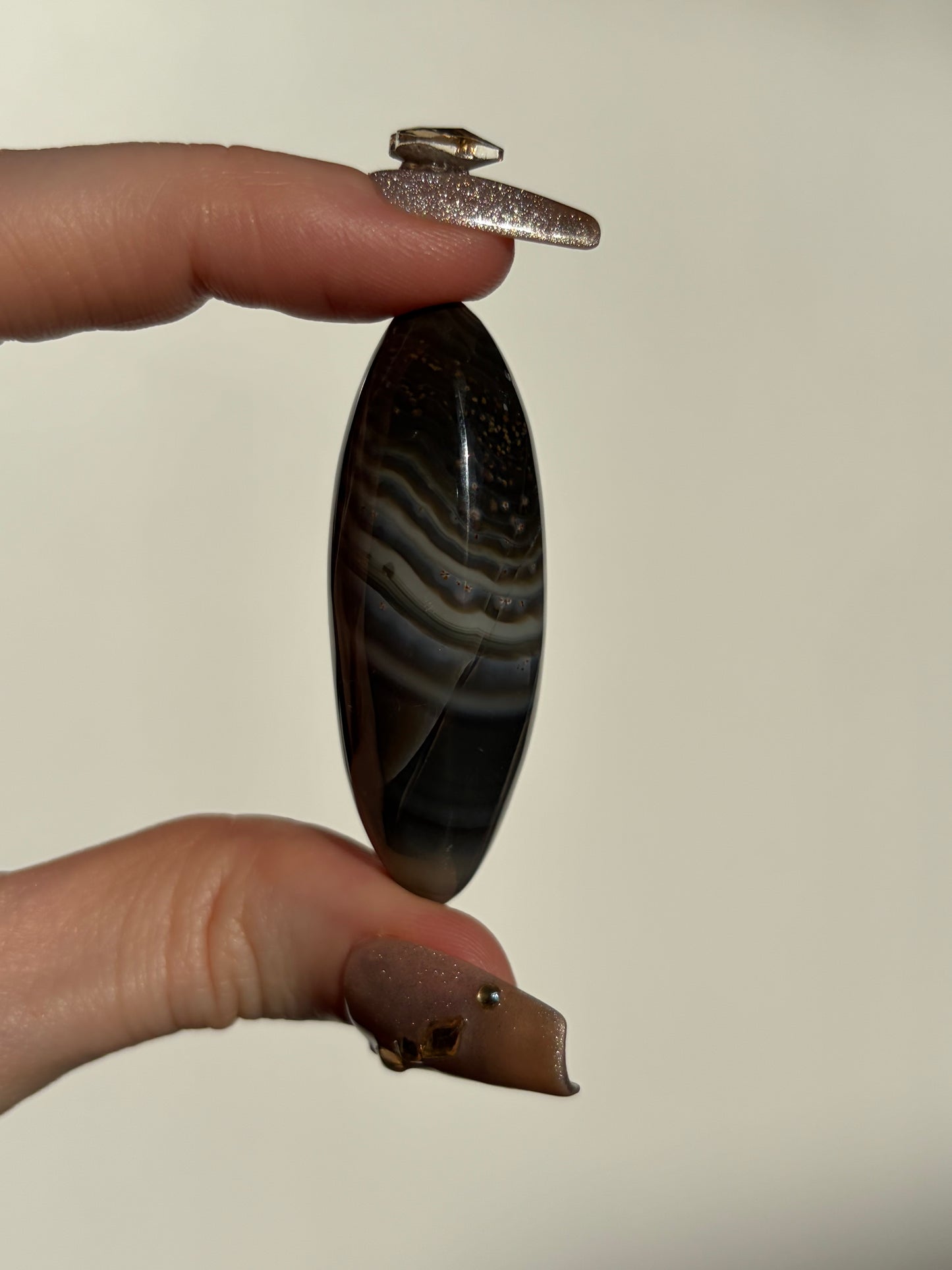 Grey Banded East Indonesian Agate Shiva E